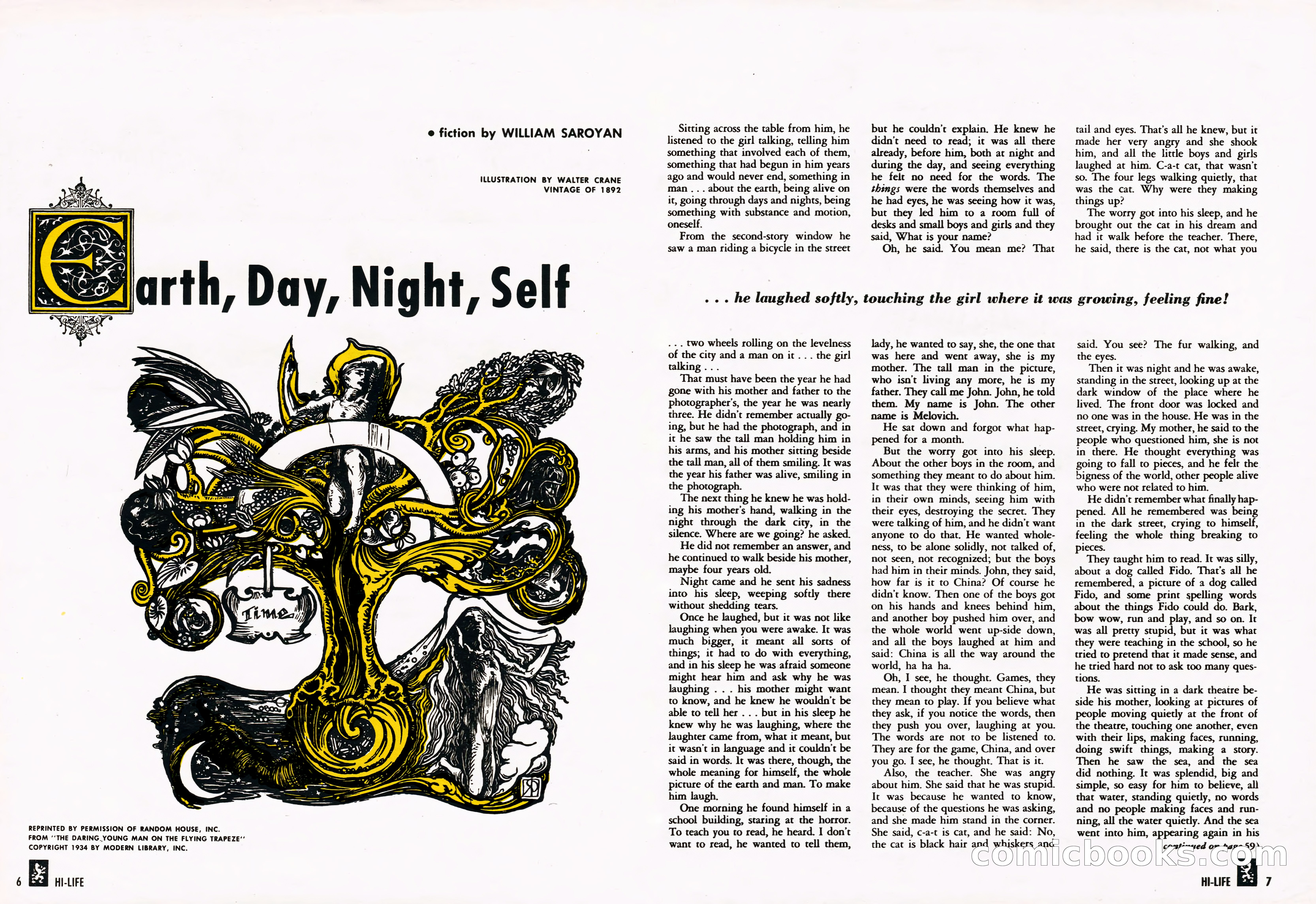 Hi-Life Magazine Cover, March 1958 — page 5 of 64
