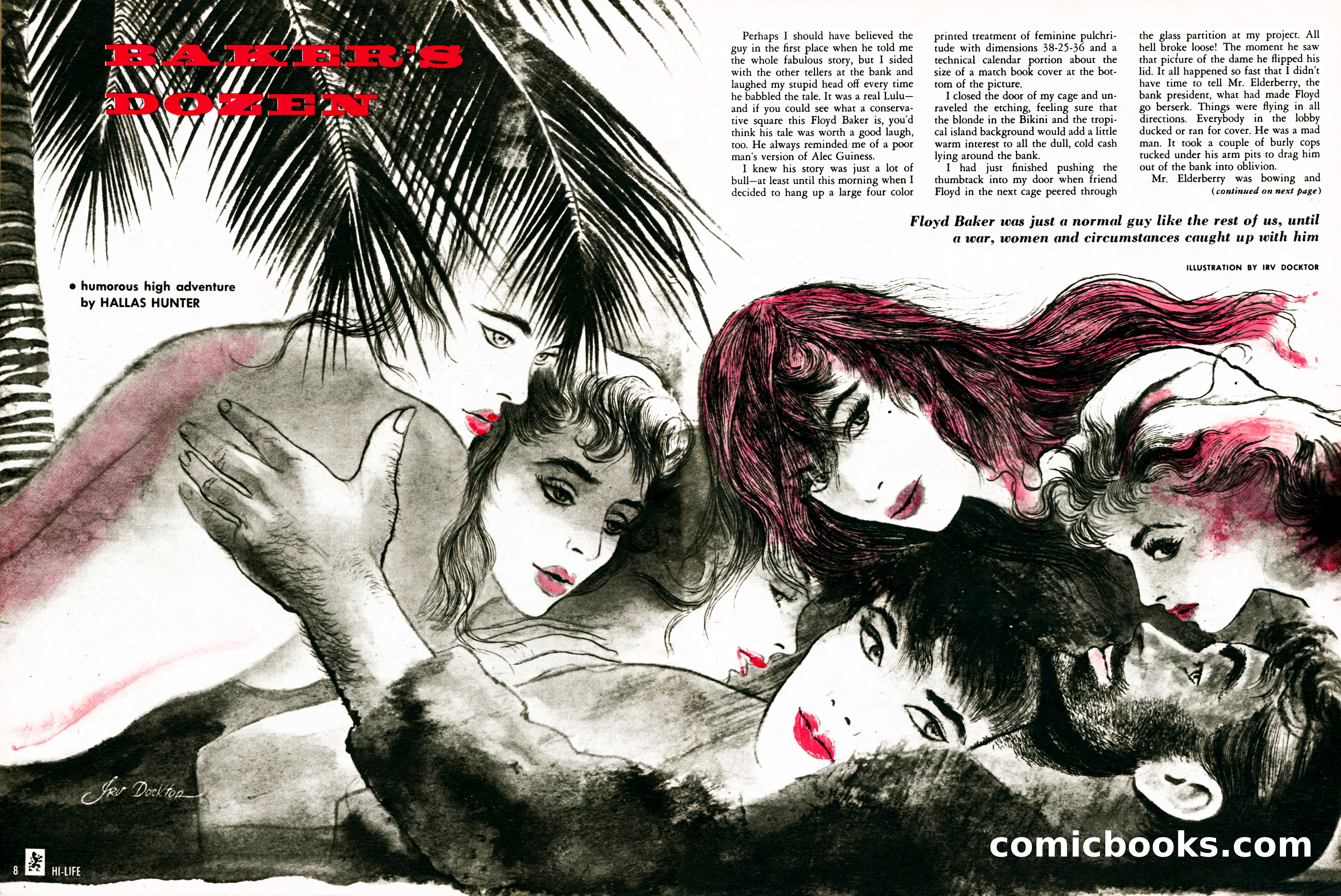 Hi-Life Magazine Cover, March 1958 — page 6 of 64