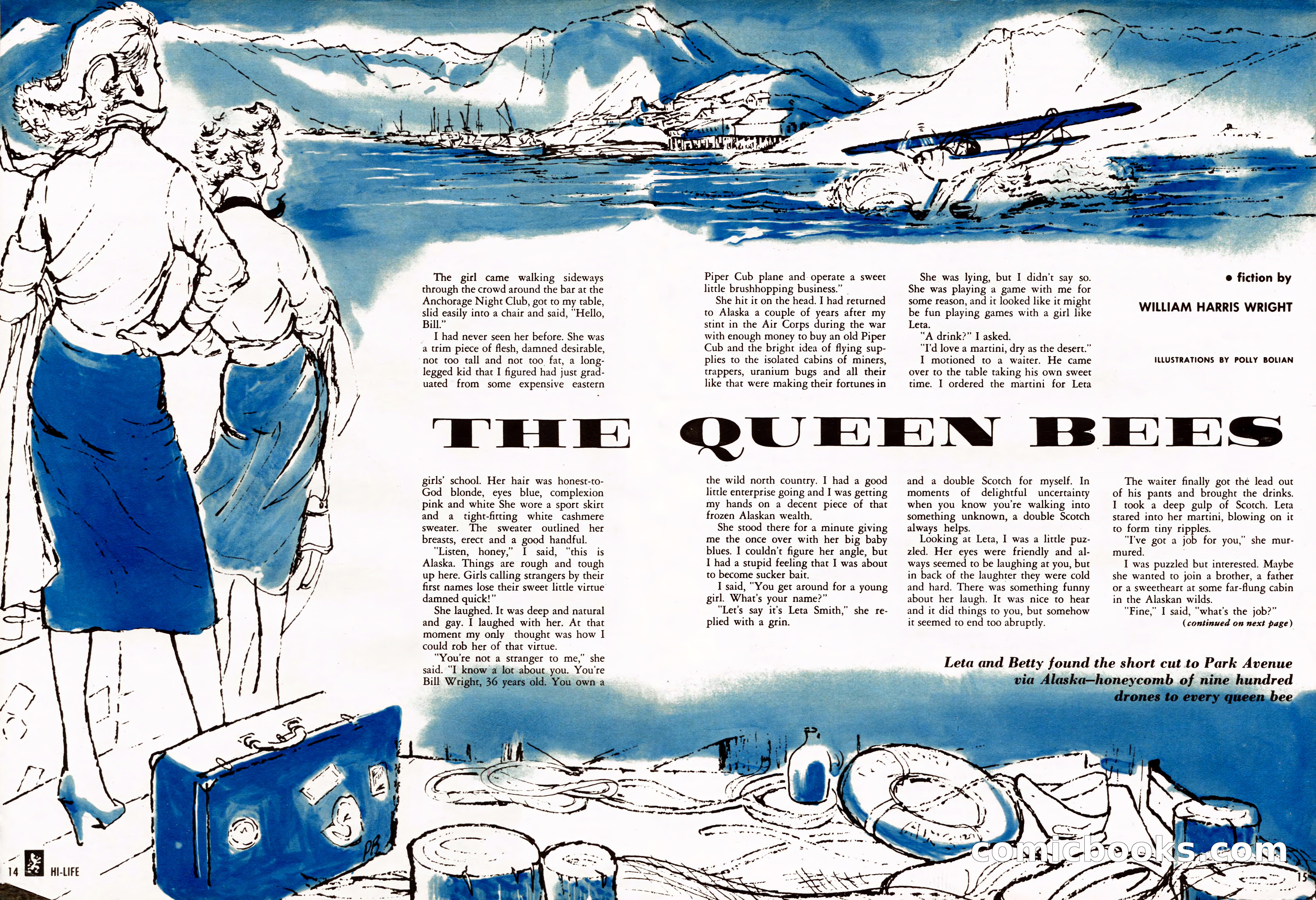 Hi-Life Magazine Cover, March 1958 — page 11 of 64