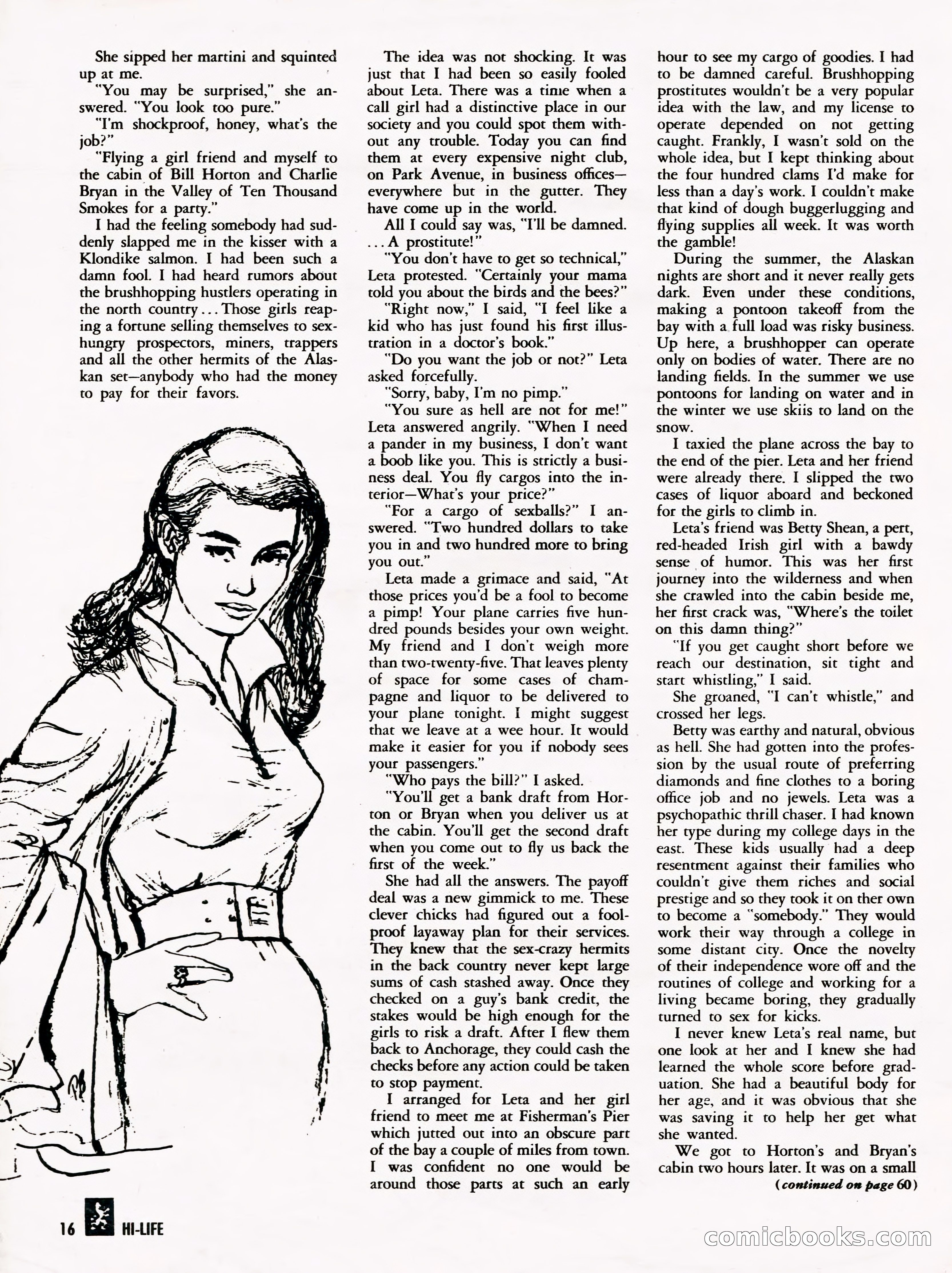 Hi-Life Magazine Cover, March 1958 — page 12 of 64