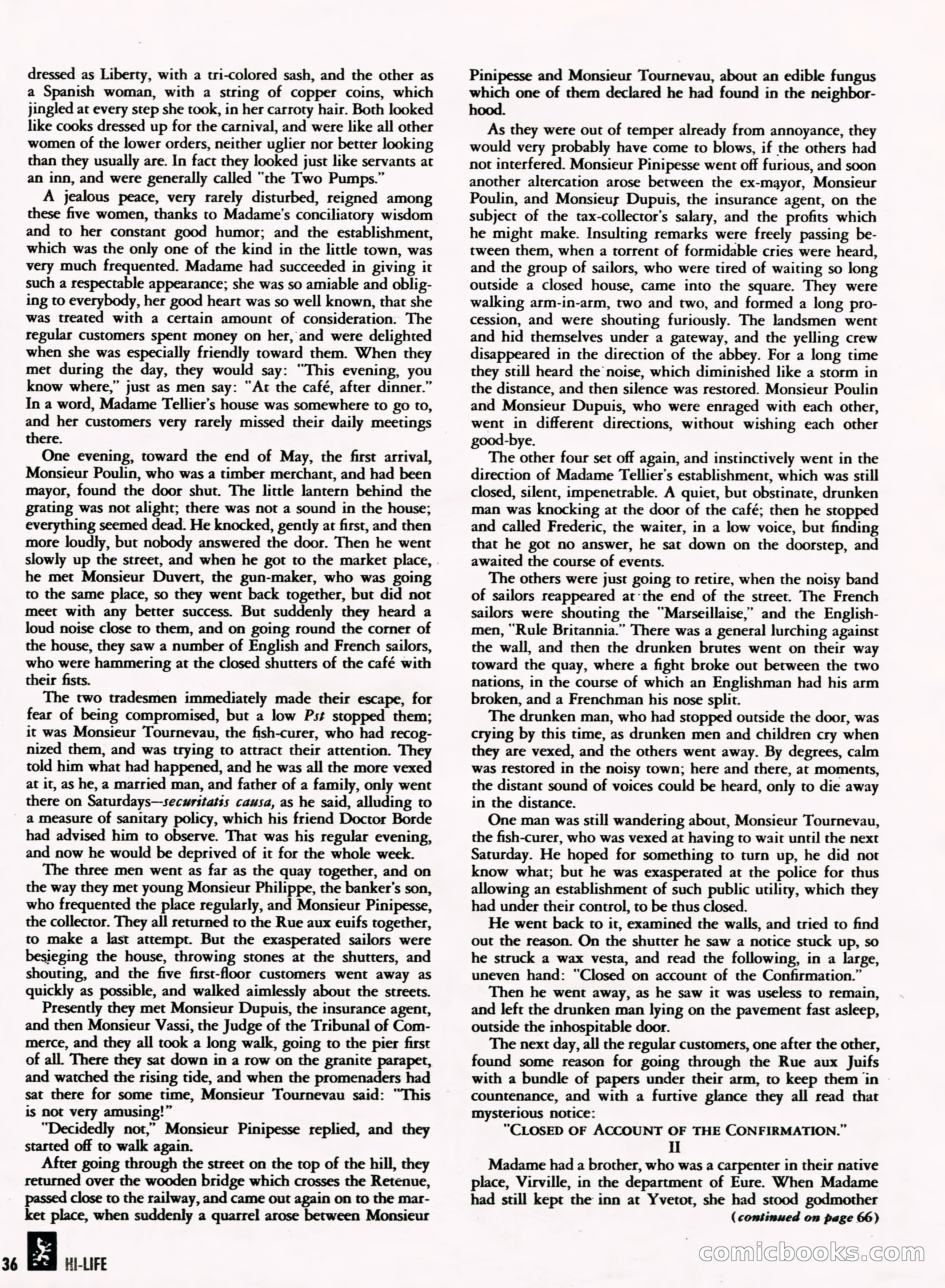 Hi-Life Magazine Cover, March 1958 — page 27 of 64