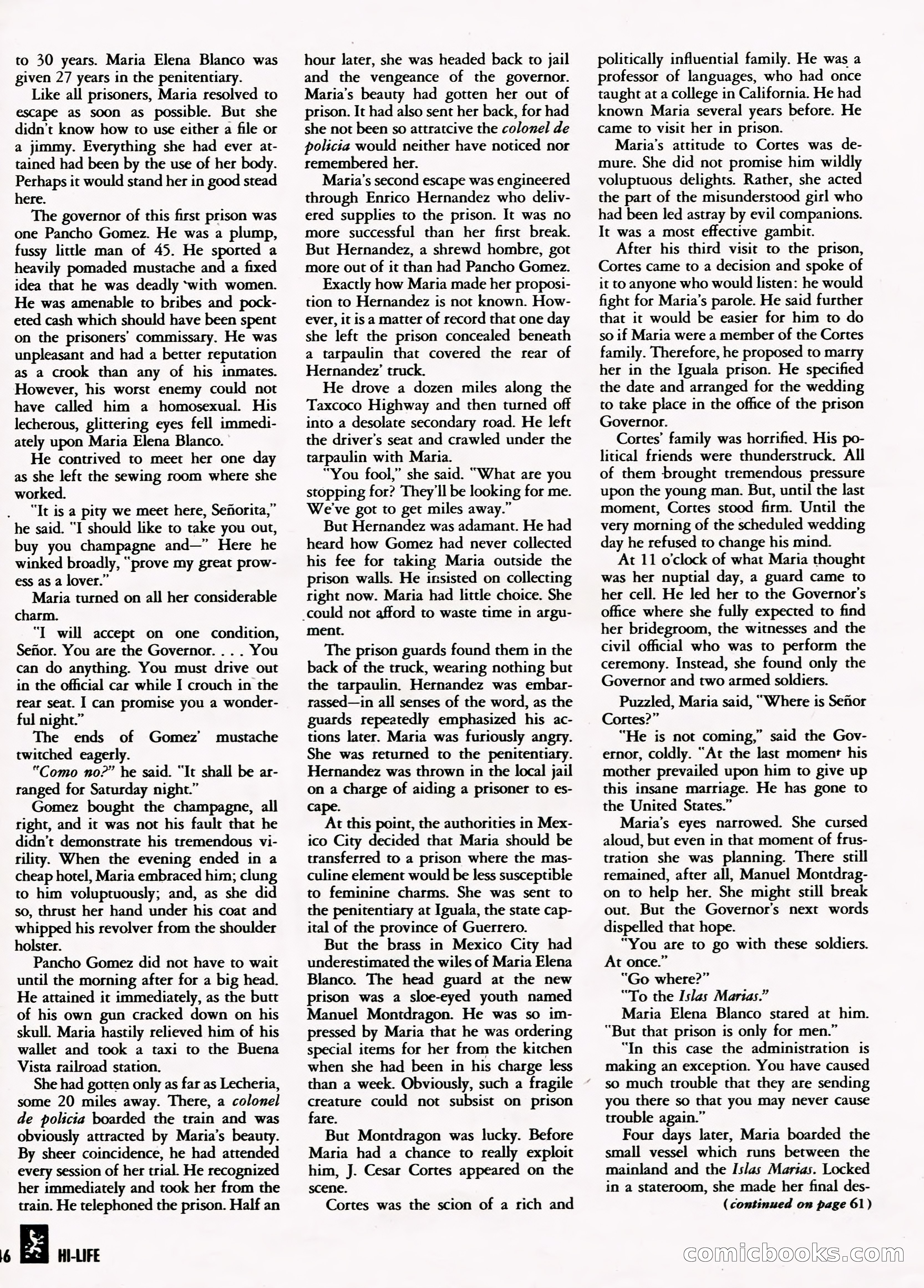 Hi-Life Magazine Cover, March 1958 — page 35 of 64