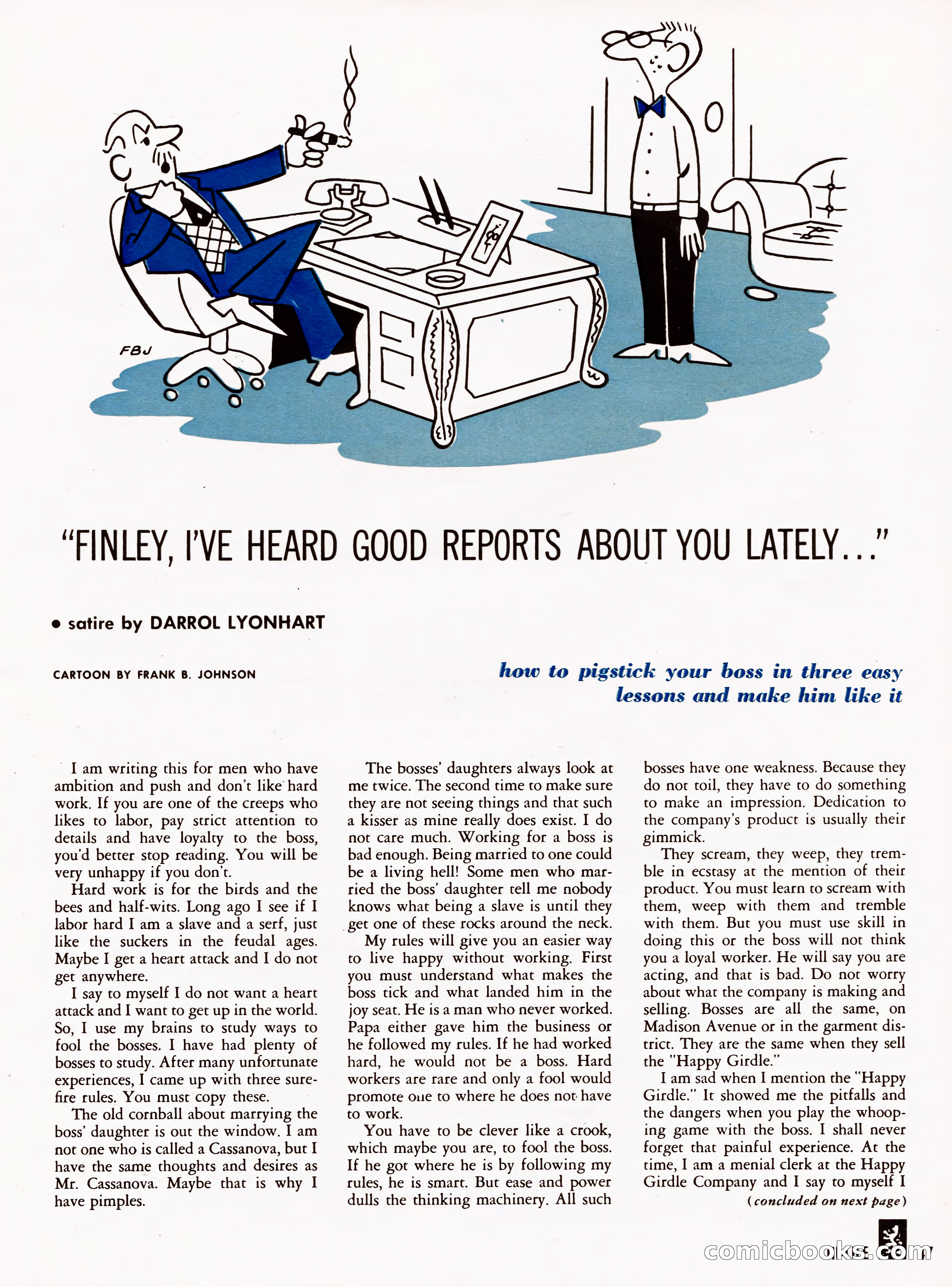 Hi-Life Magazine Cover, March 1958 — page 36 of 64