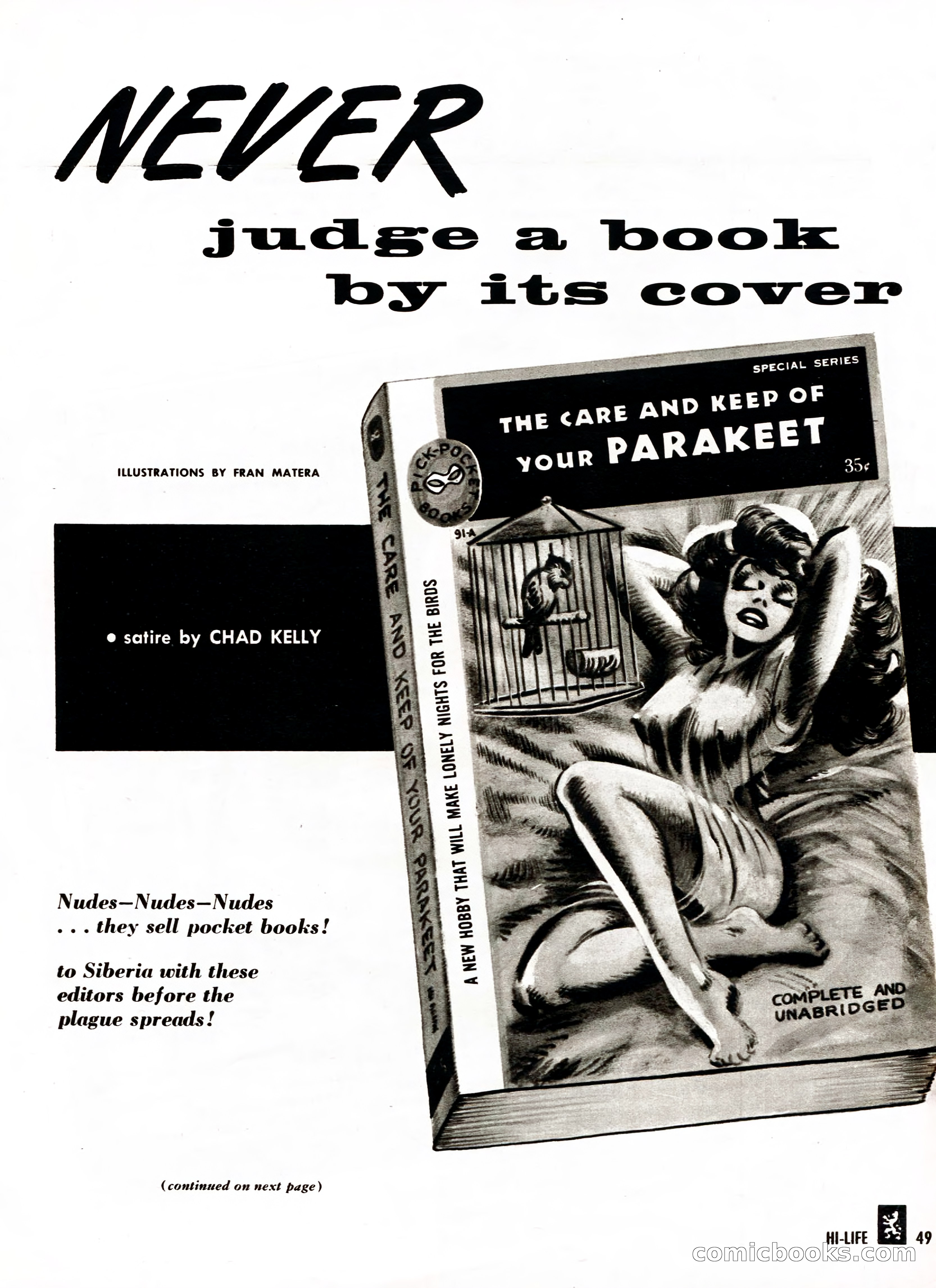 Hi-Life Magazine Cover, March 1958 — page 38 of 64