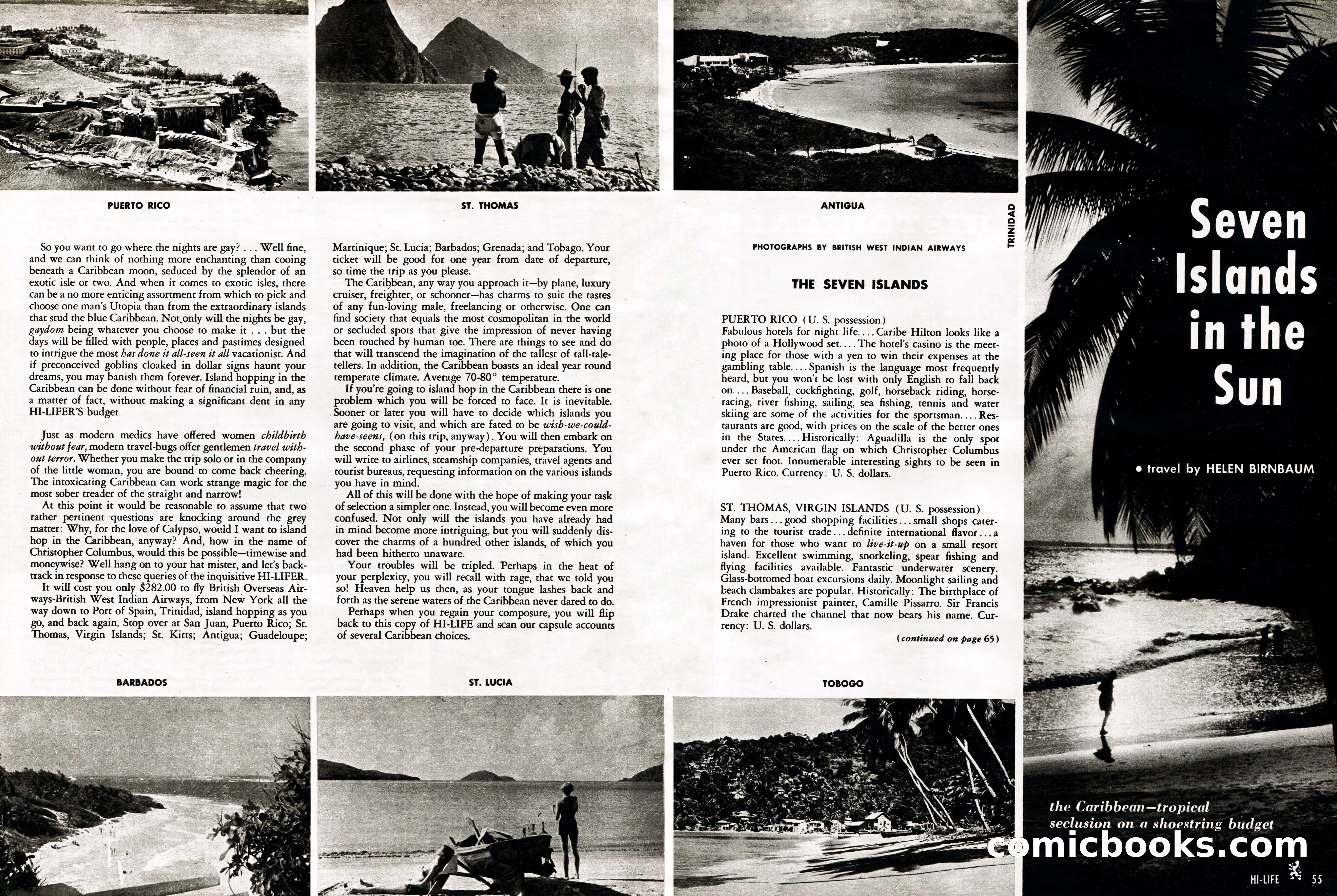 Hi-Life Magazine Cover, March 1958 — page 42 of 64