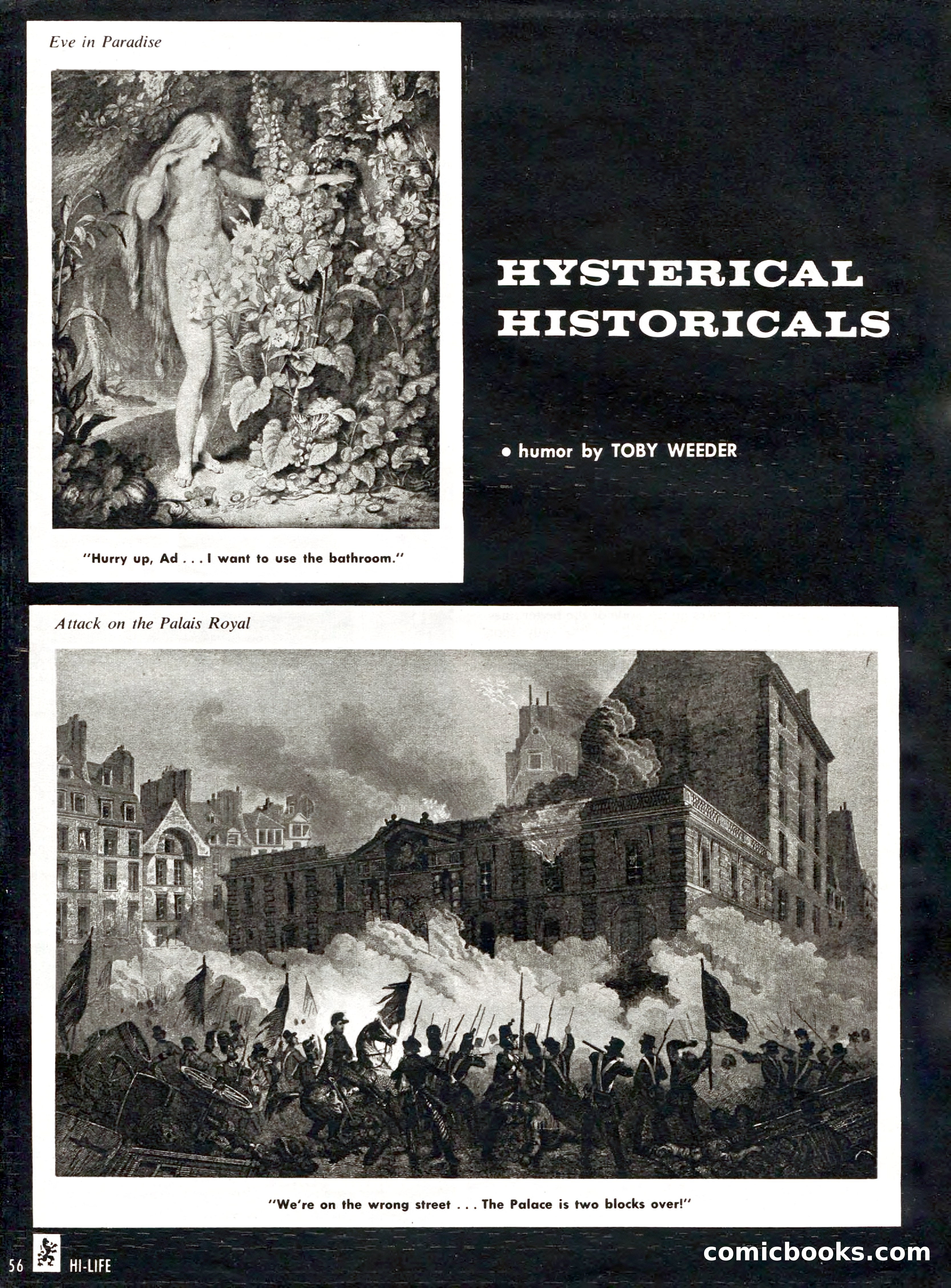 Hi-Life Magazine Cover, March 1958 — page 43 of 64
