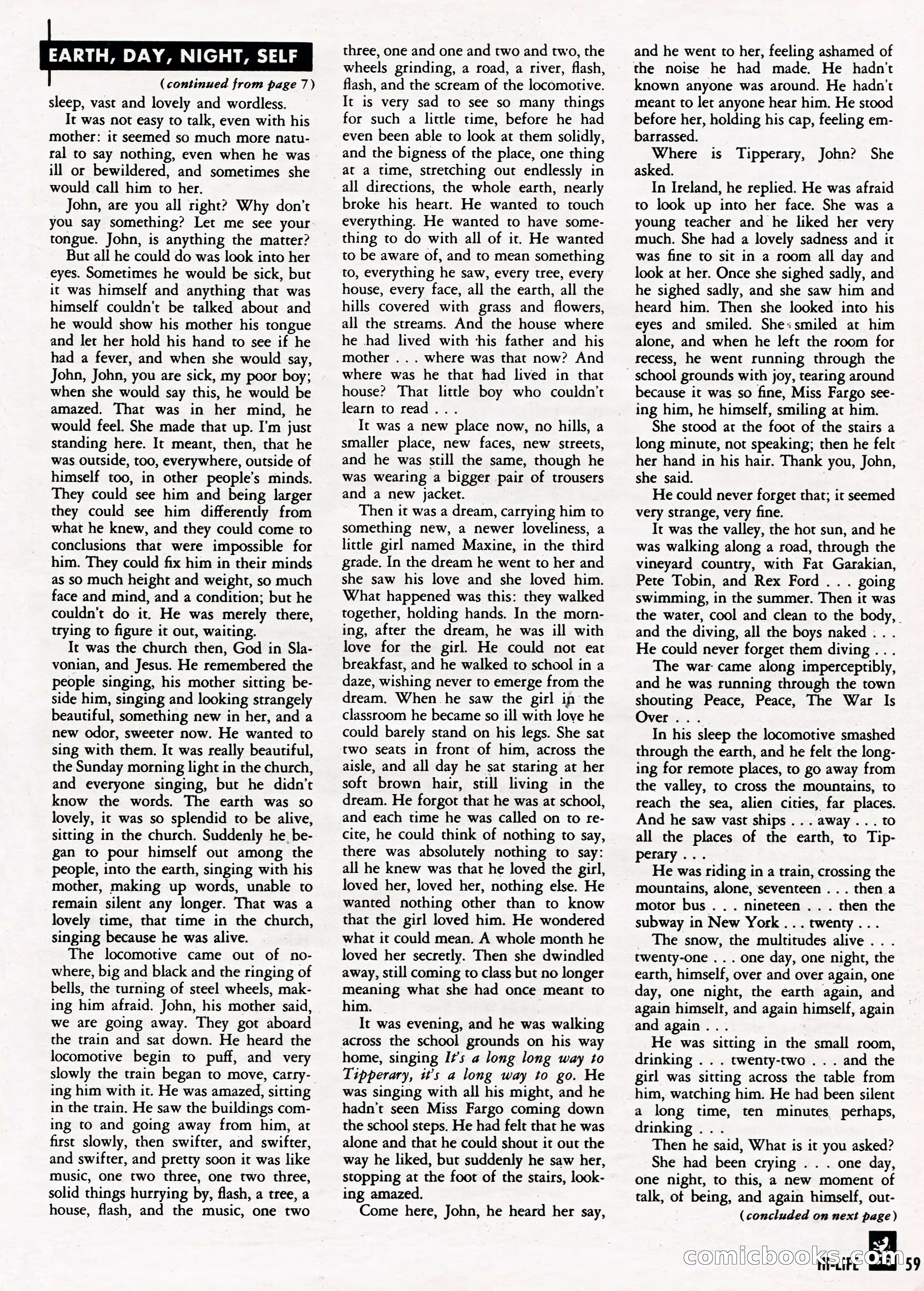 Hi-Life Magazine Cover, March 1958 — page 46 of 64