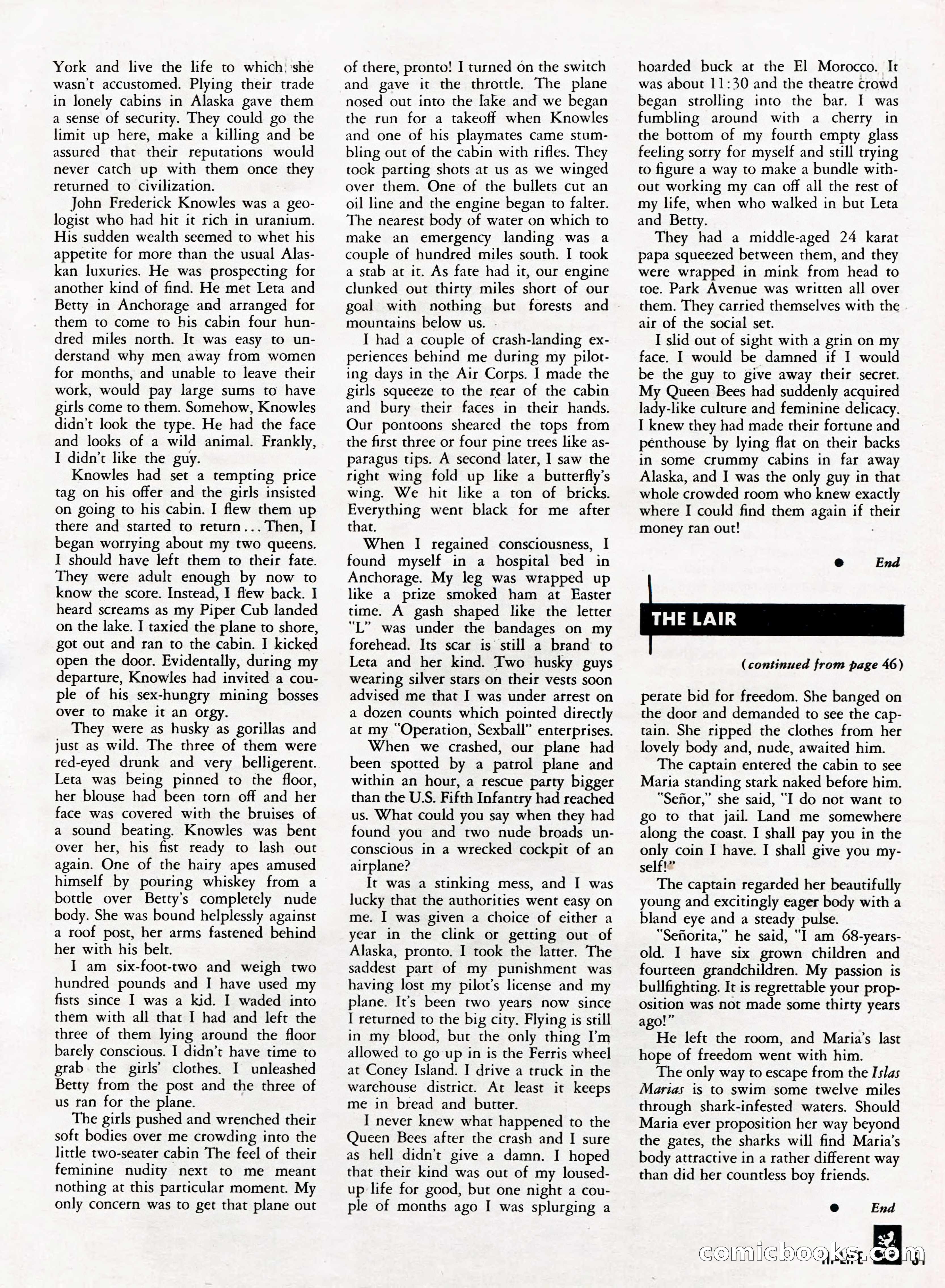 Hi-Life Magazine Cover, March 1958 — page 48 of 64