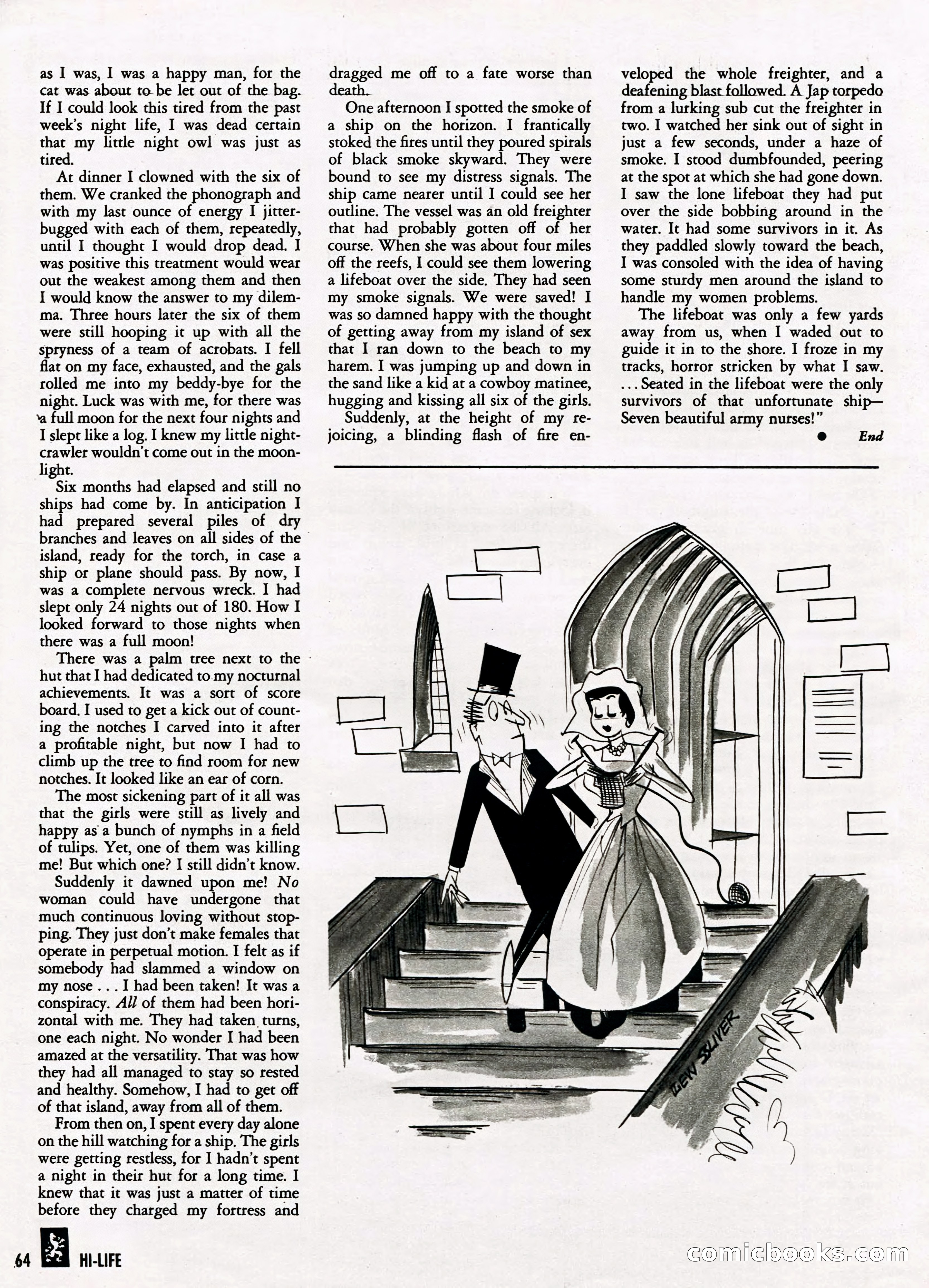 Hi-Life Magazine Cover, March 1958 — page 51 of 64