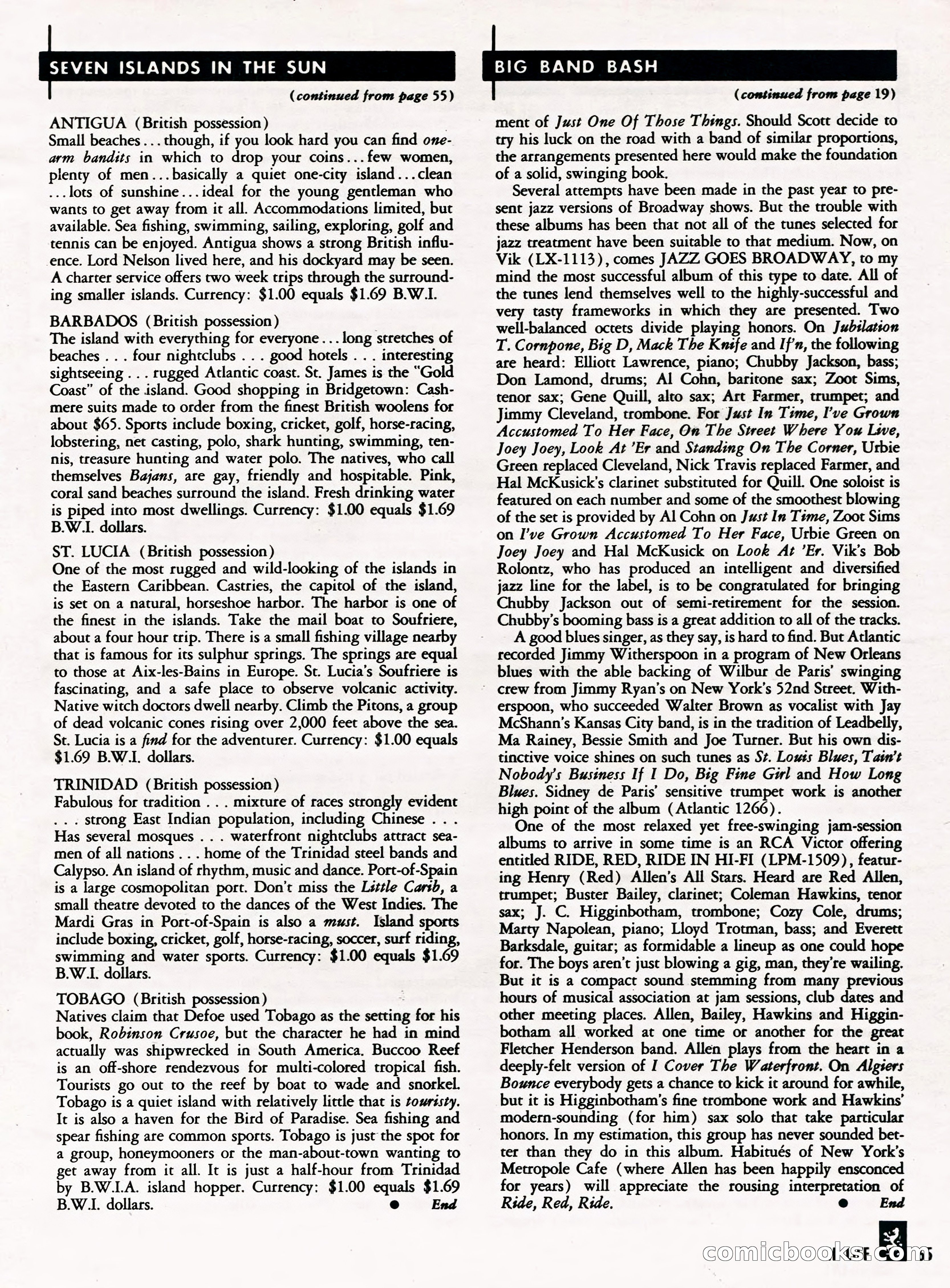 Hi-Life Magazine Cover, March 1958 — page 52 of 64