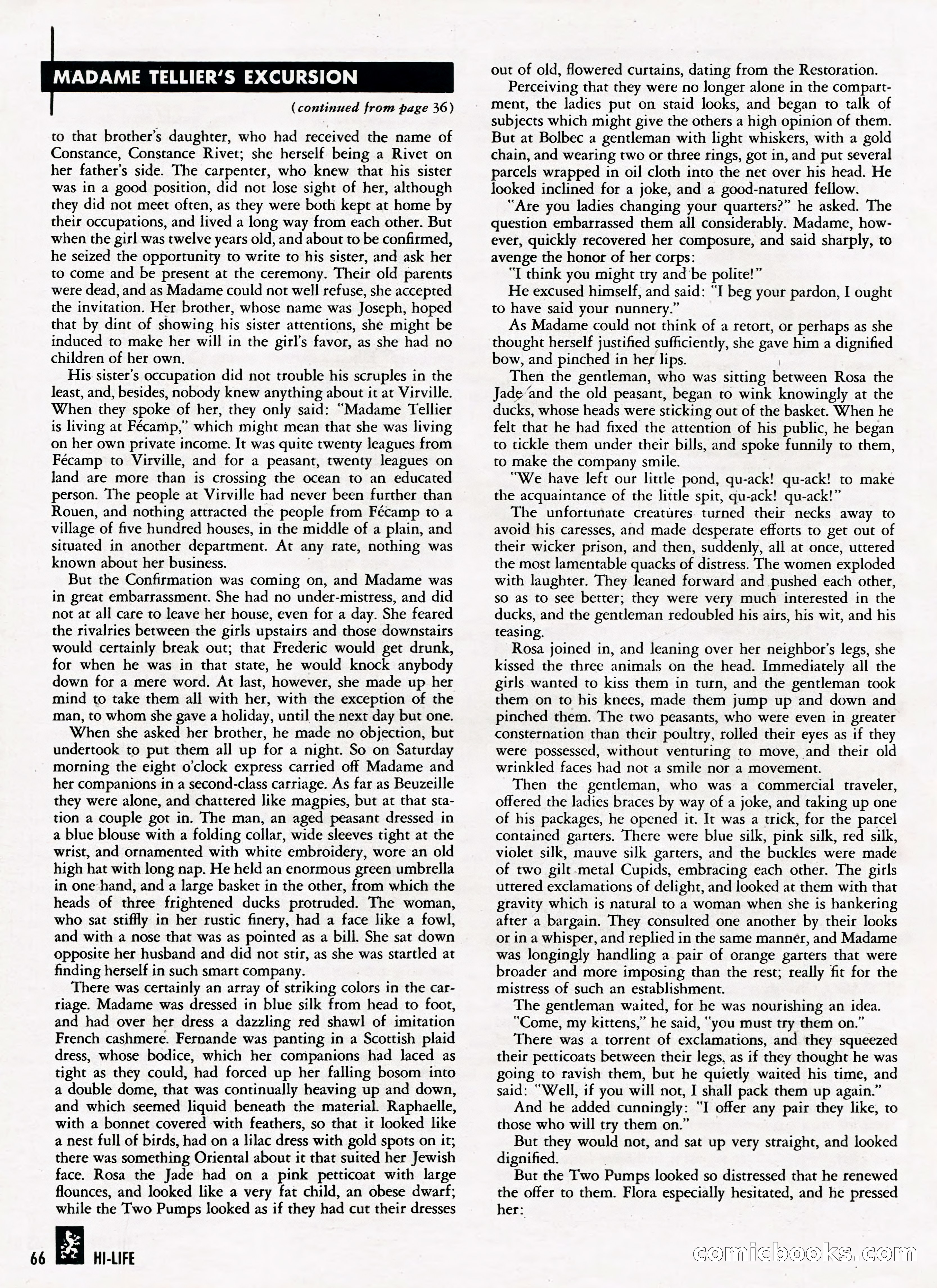 Hi-Life Magazine Cover, March 1958 — page 53 of 64