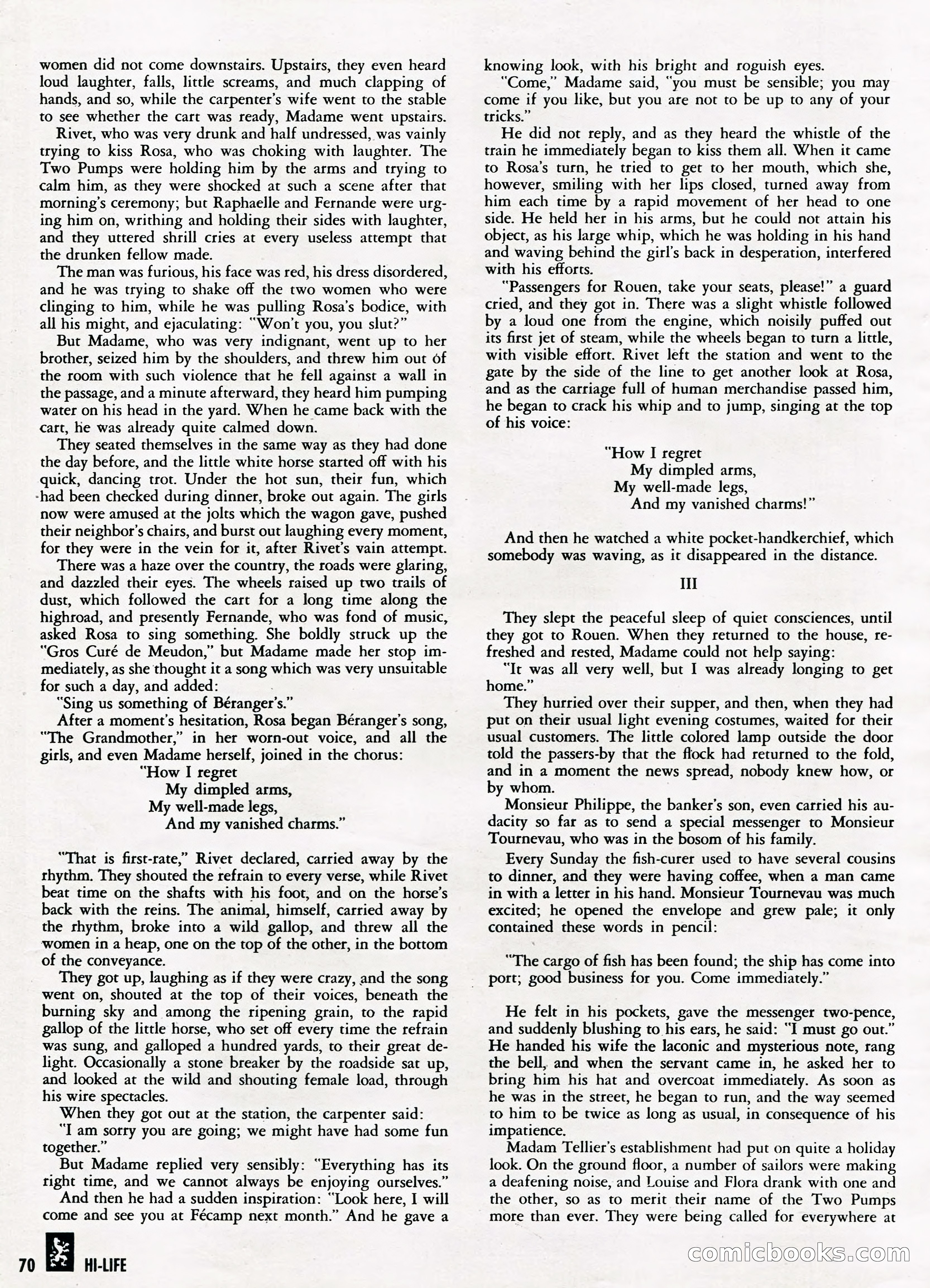 Hi-Life Magazine Cover, March 1958 — page 57 of 64