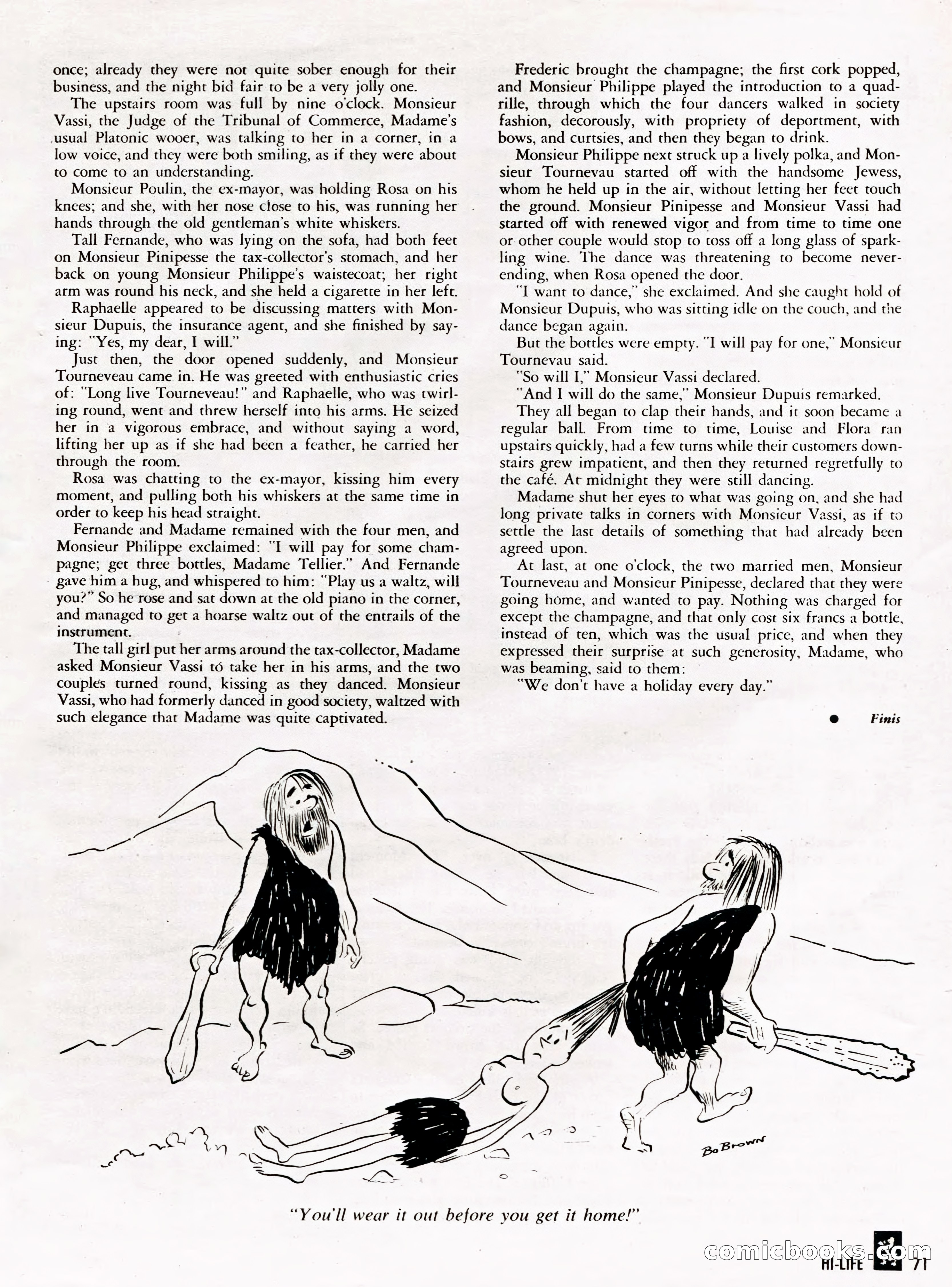 Hi-Life Magazine Cover, March 1958 — page 58 of 64