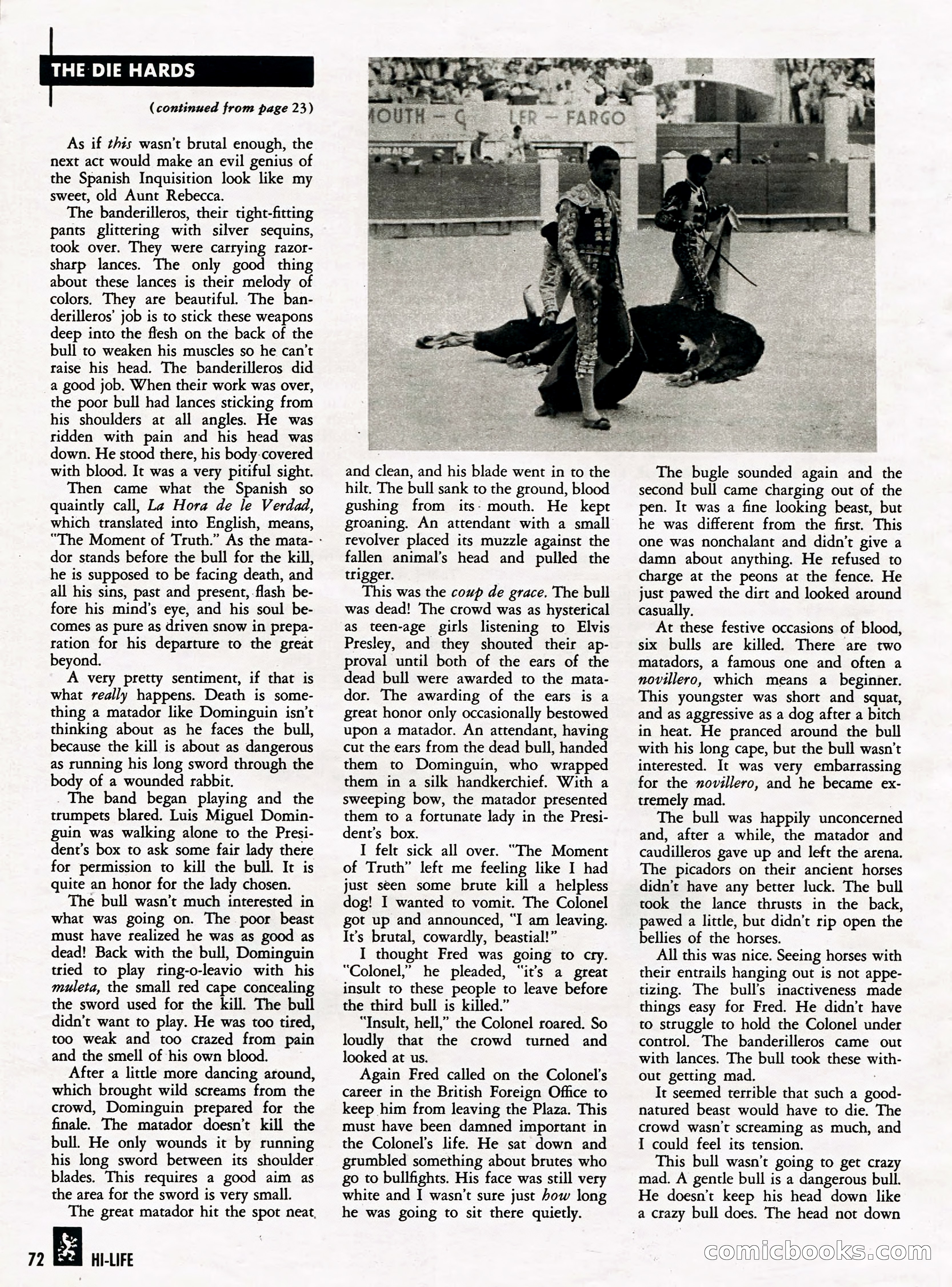 Hi-Life Magazine Cover, March 1958 — page 59 of 64