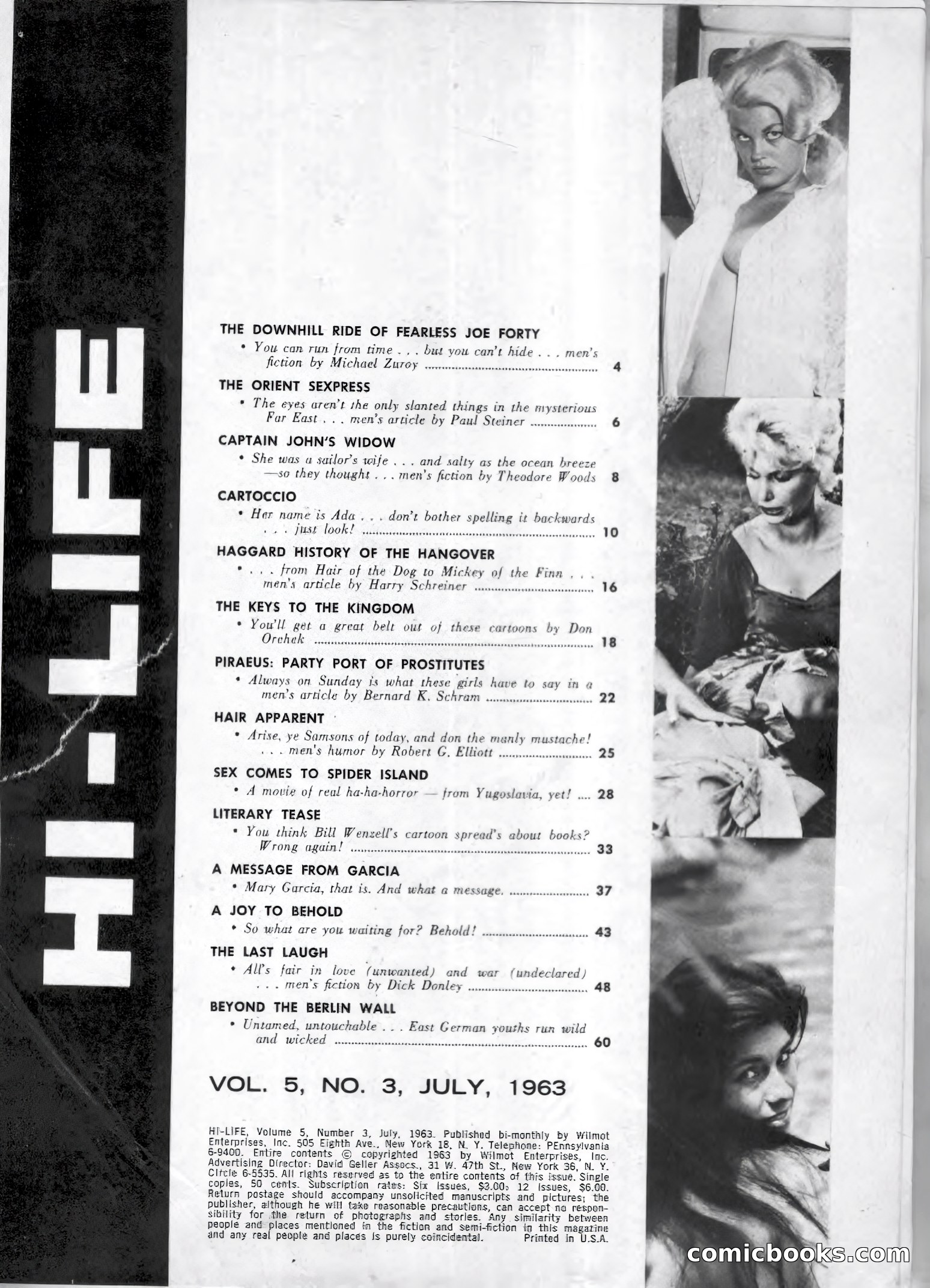 Hi-Life, July 1963 — page 3 of 88