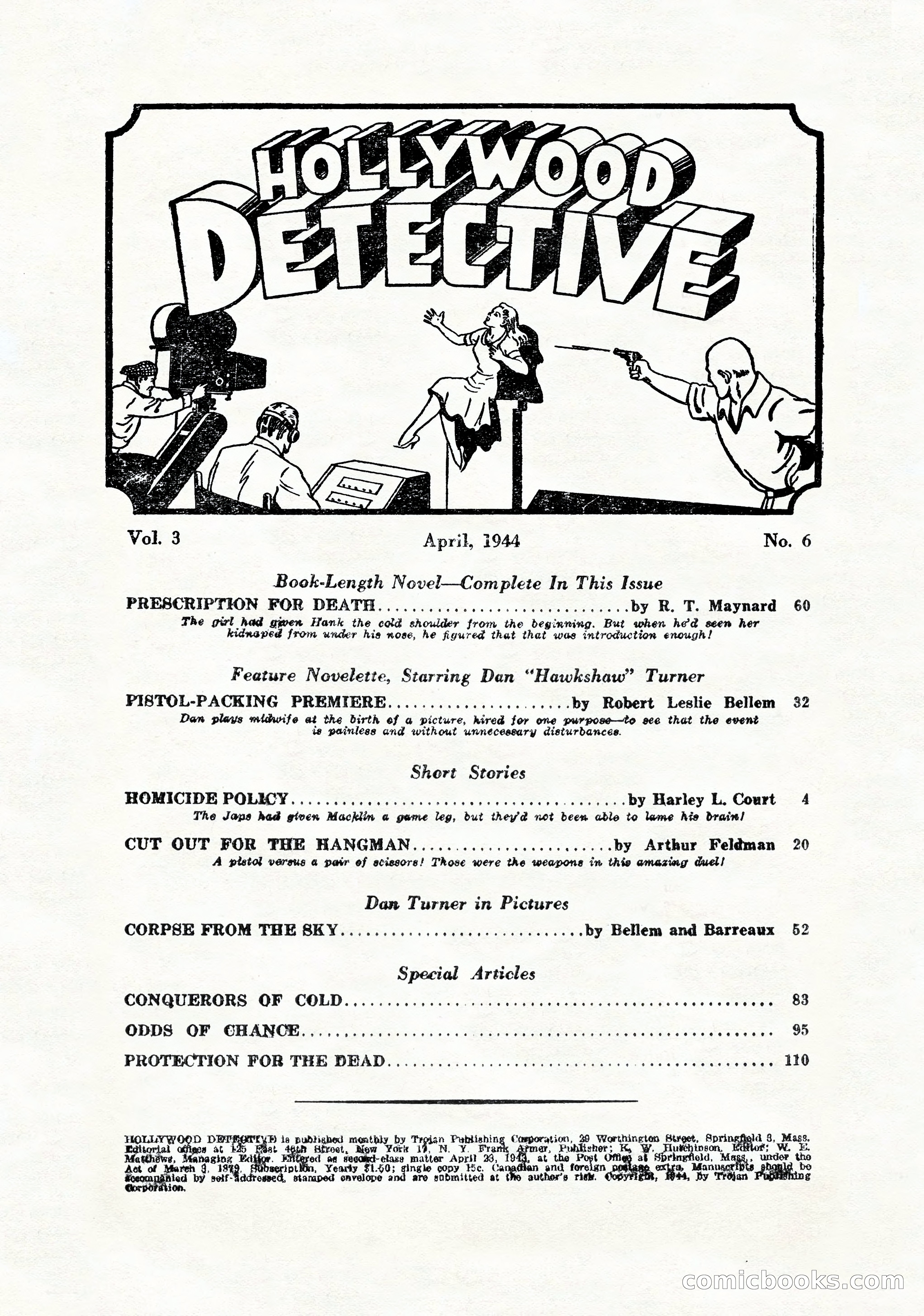 Hollywood Detective, April 1944 — page 4 of 116