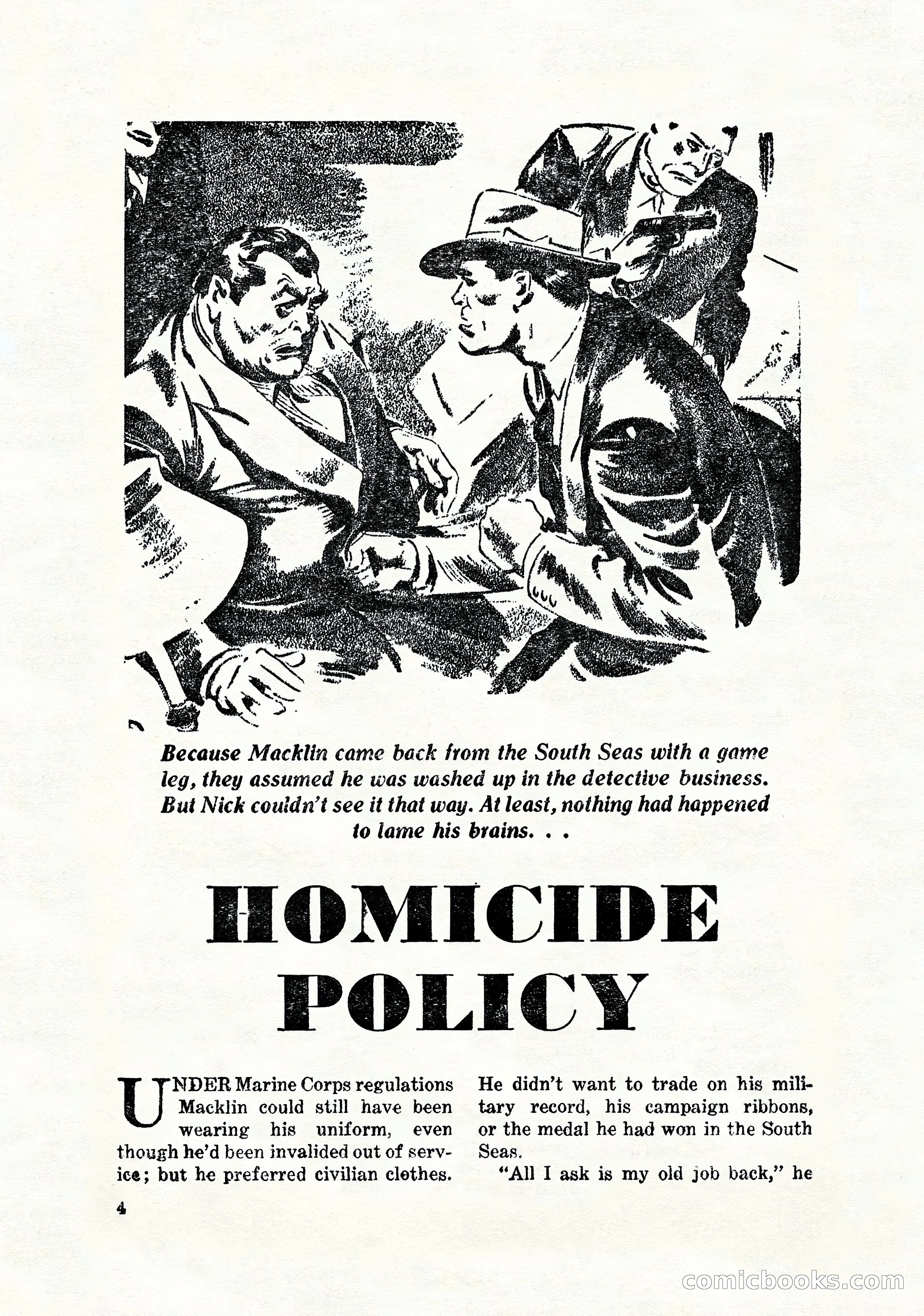Hollywood Detective, April 1944 — page 6 of 116
