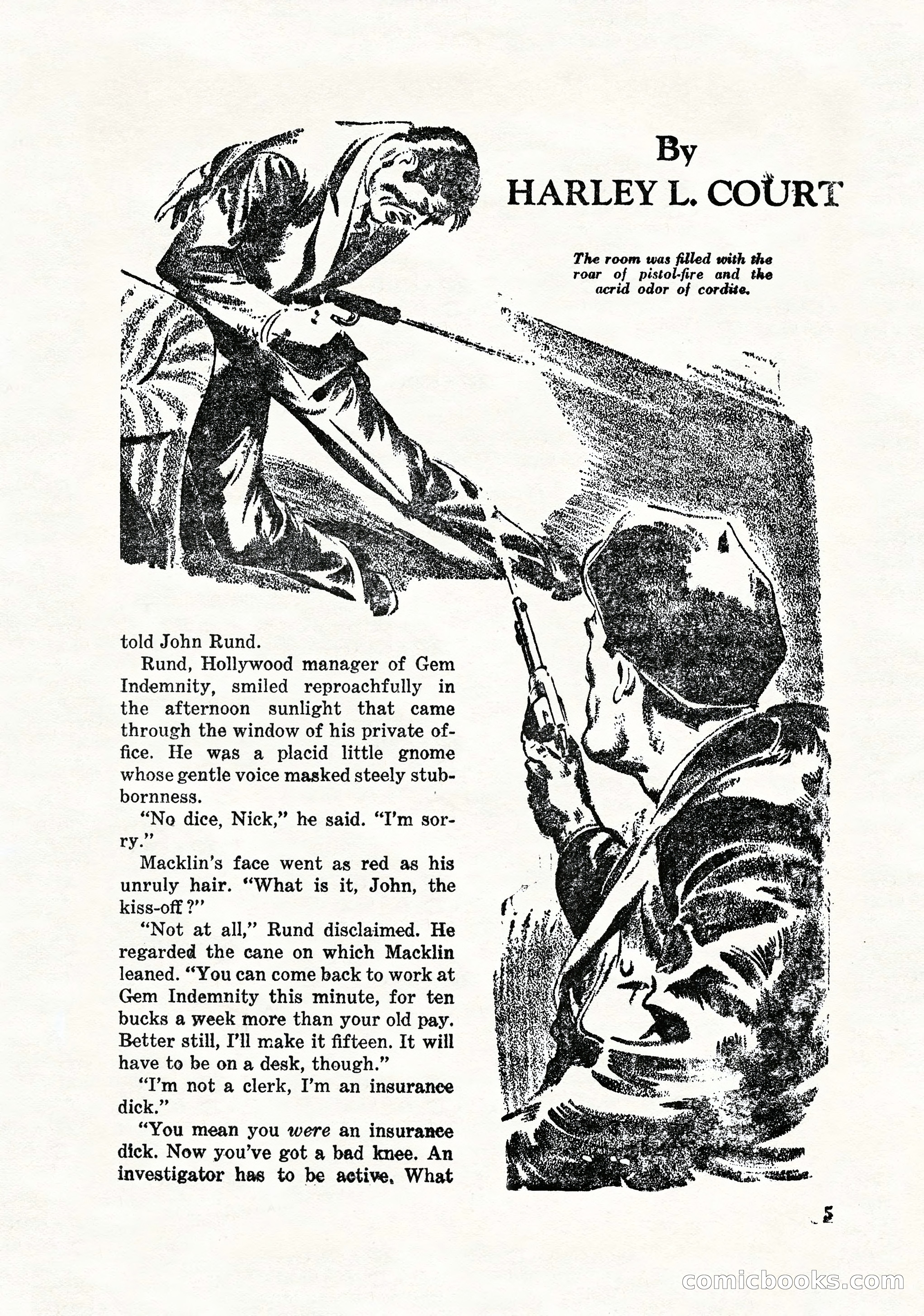Hollywood Detective, April 1944 — page 7 of 116
