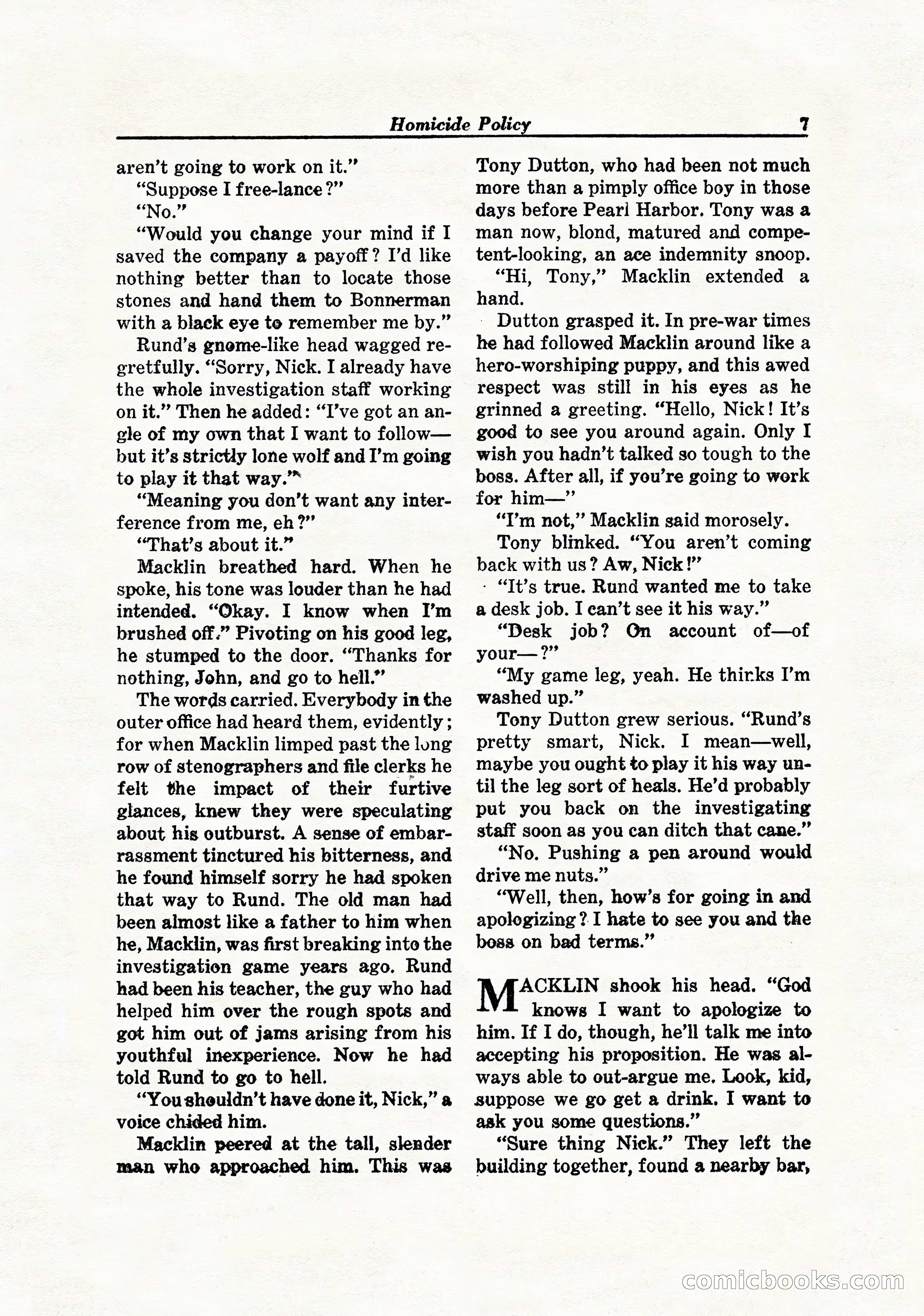 Hollywood Detective, April 1944 — page 9 of 116