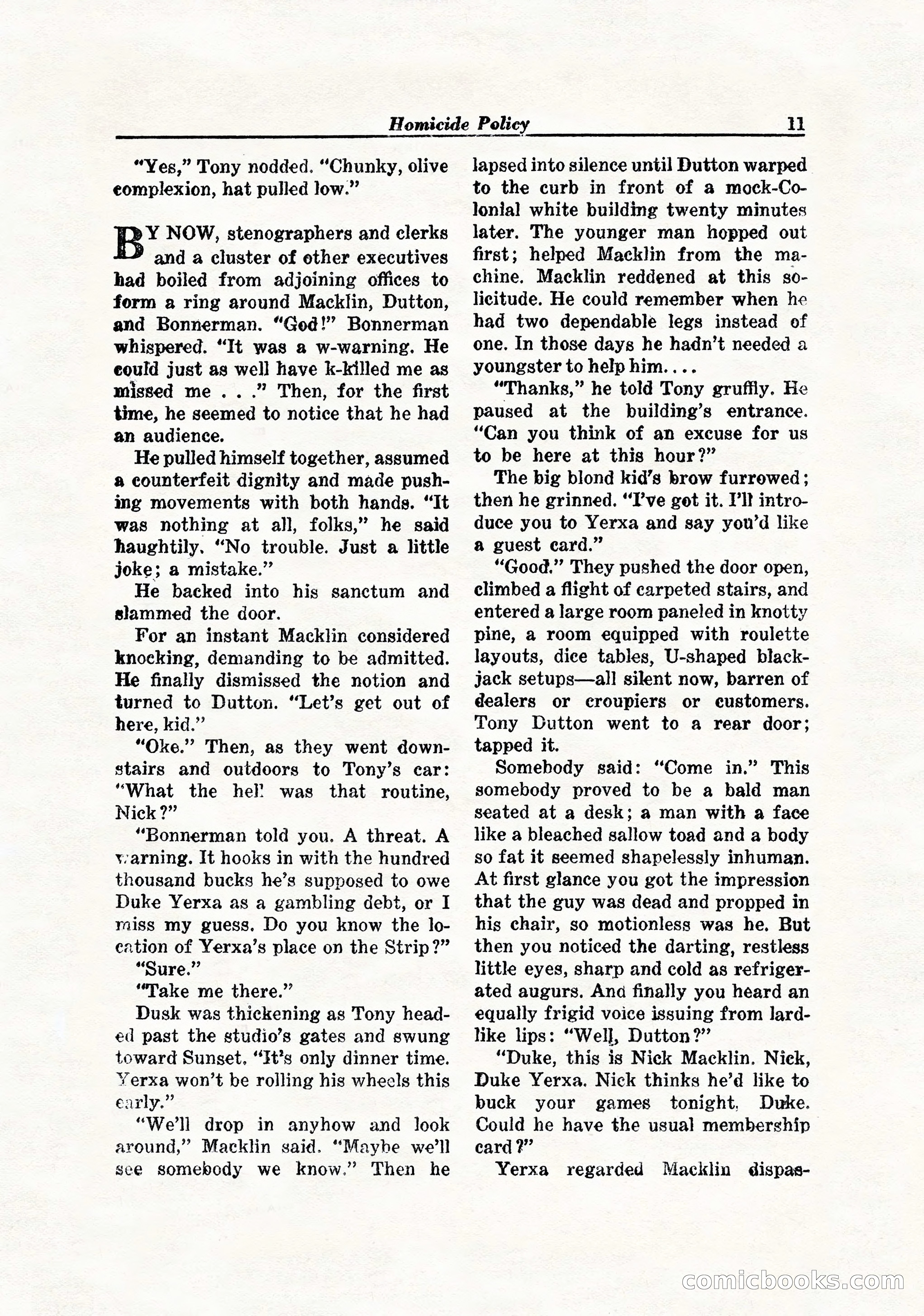Hollywood Detective, April 1944 — page 13 of 116