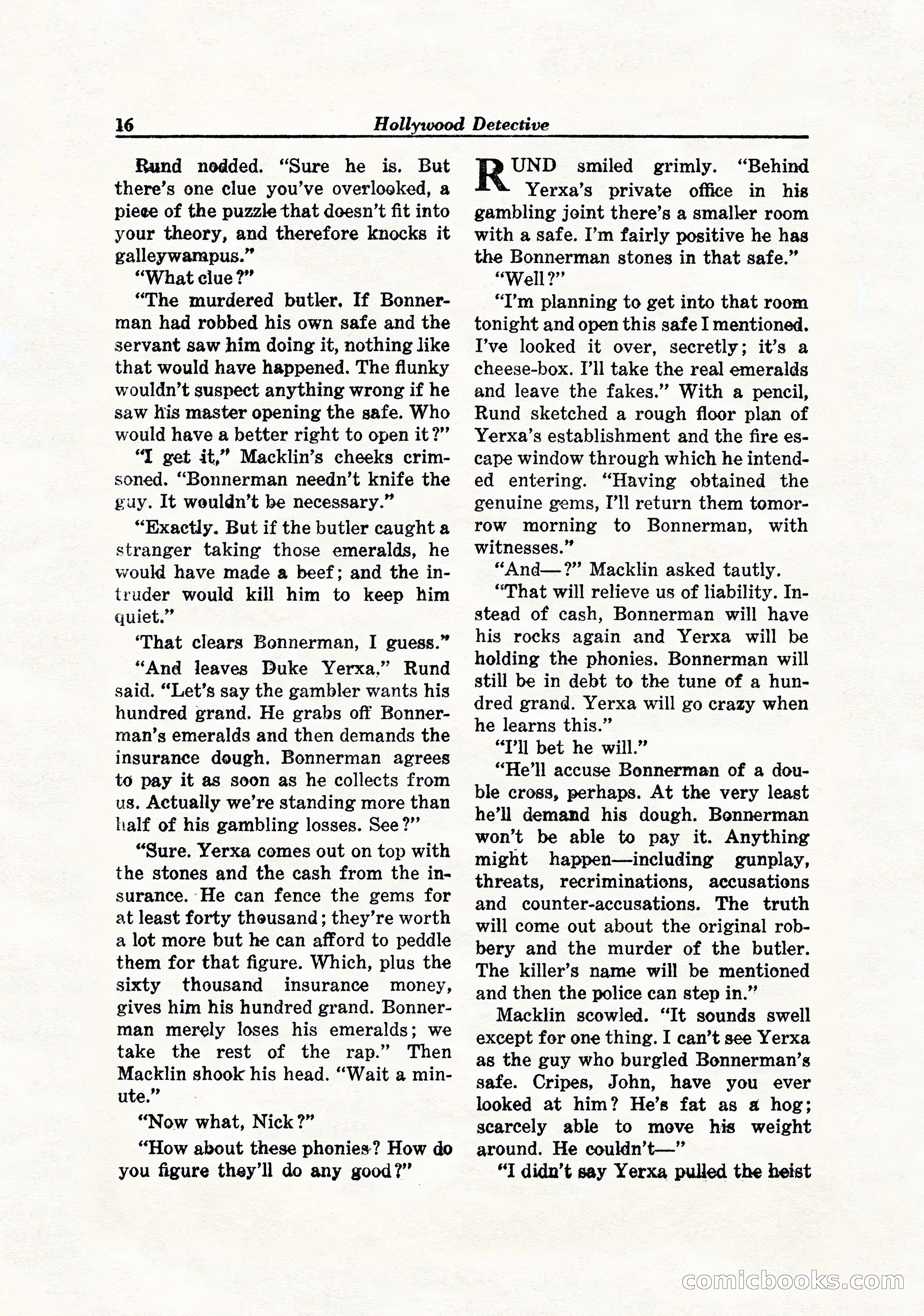 Hollywood Detective, April 1944 — page 18 of 116