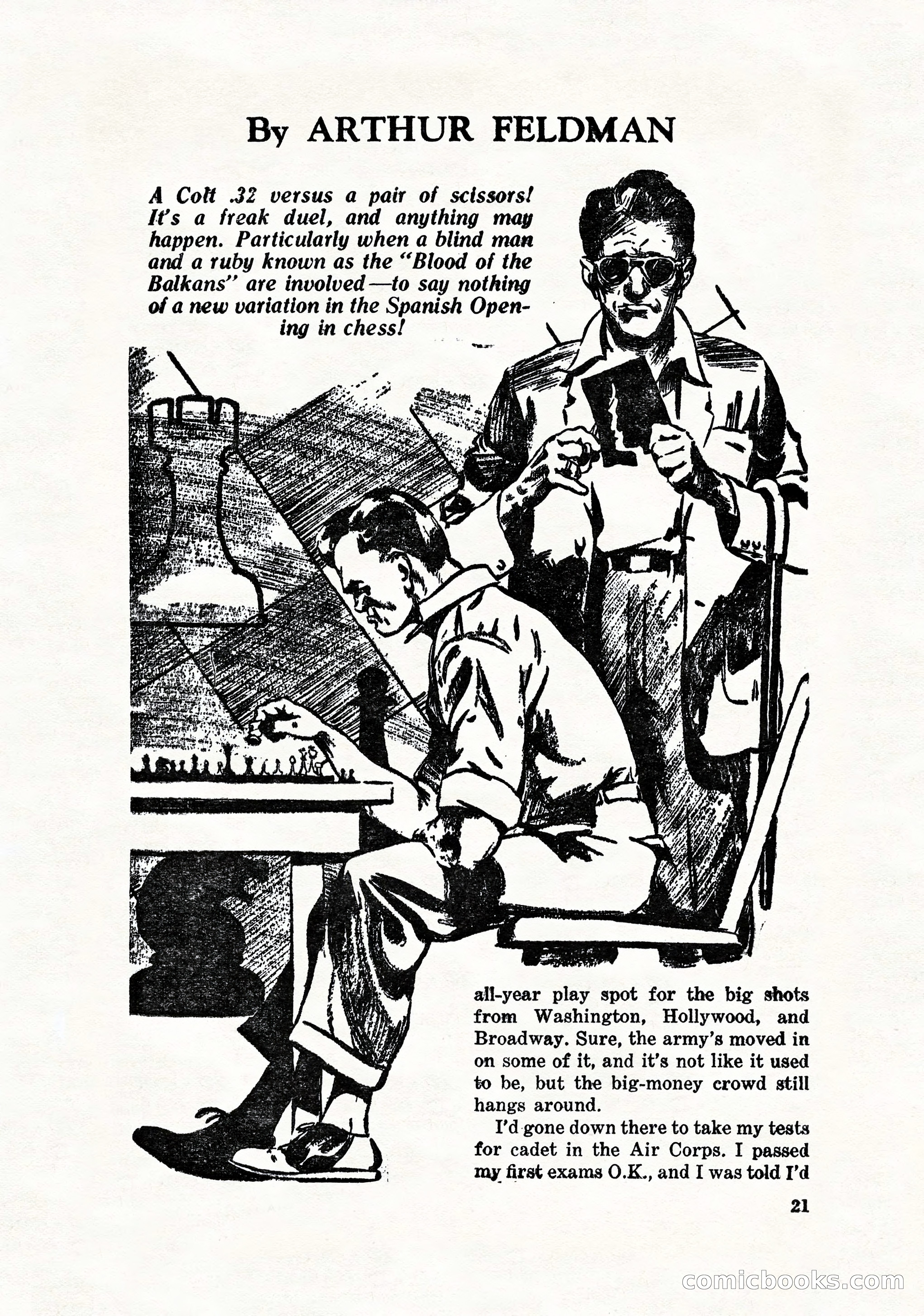 Hollywood Detective, April 1944 — page 23 of 116
