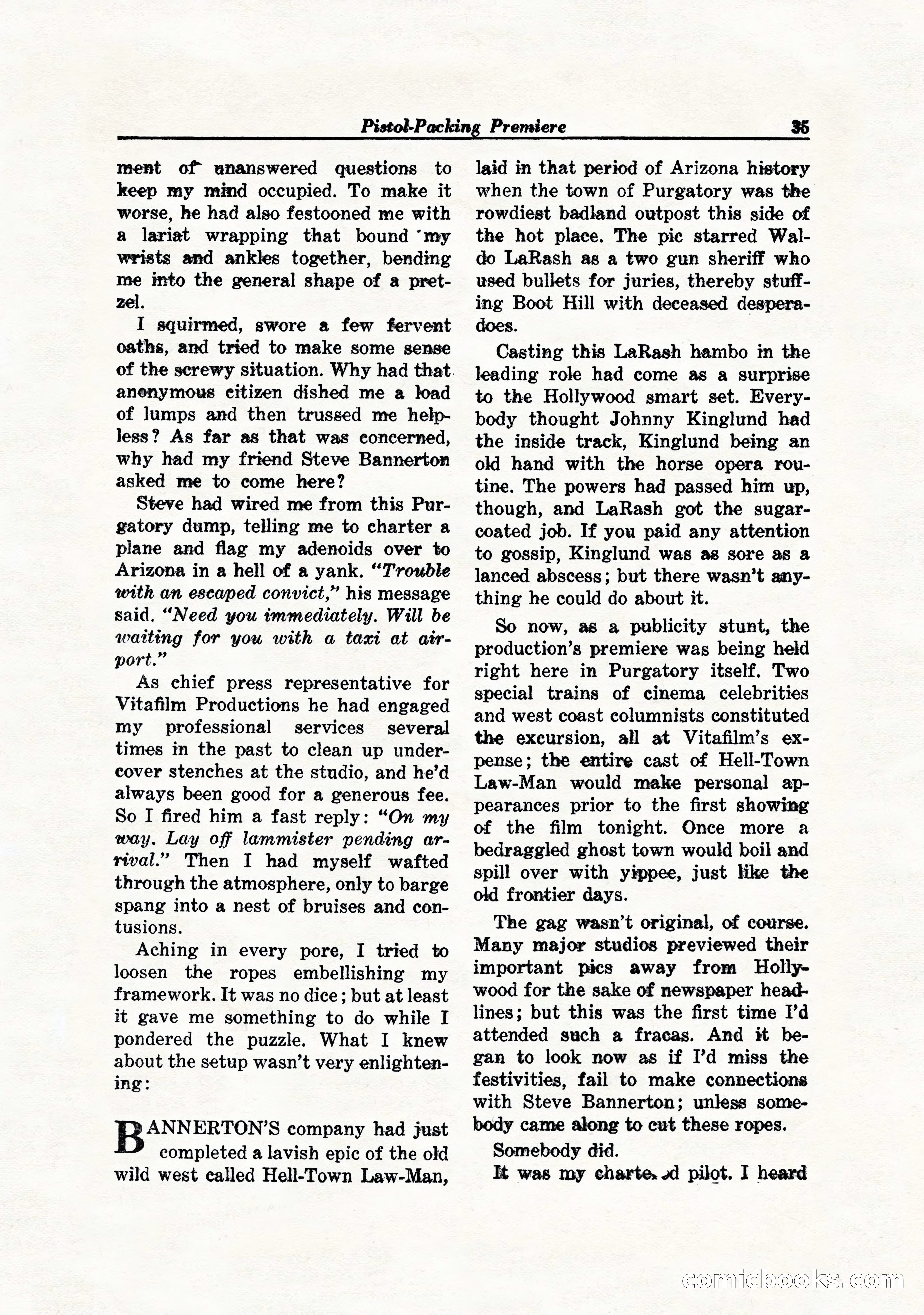 Hollywood Detective, April 1944 — page 37 of 116