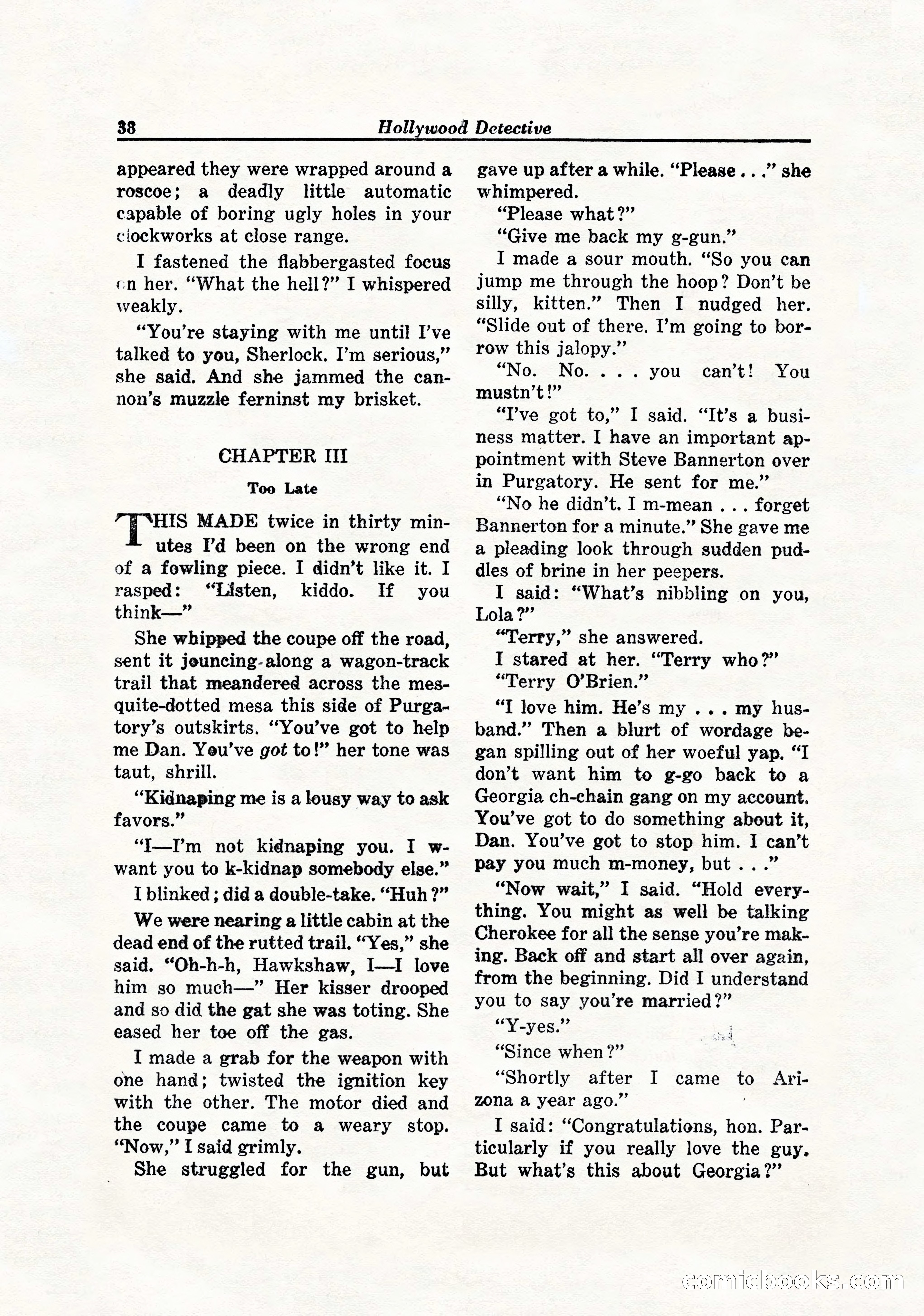 Hollywood Detective, April 1944 — page 40 of 116