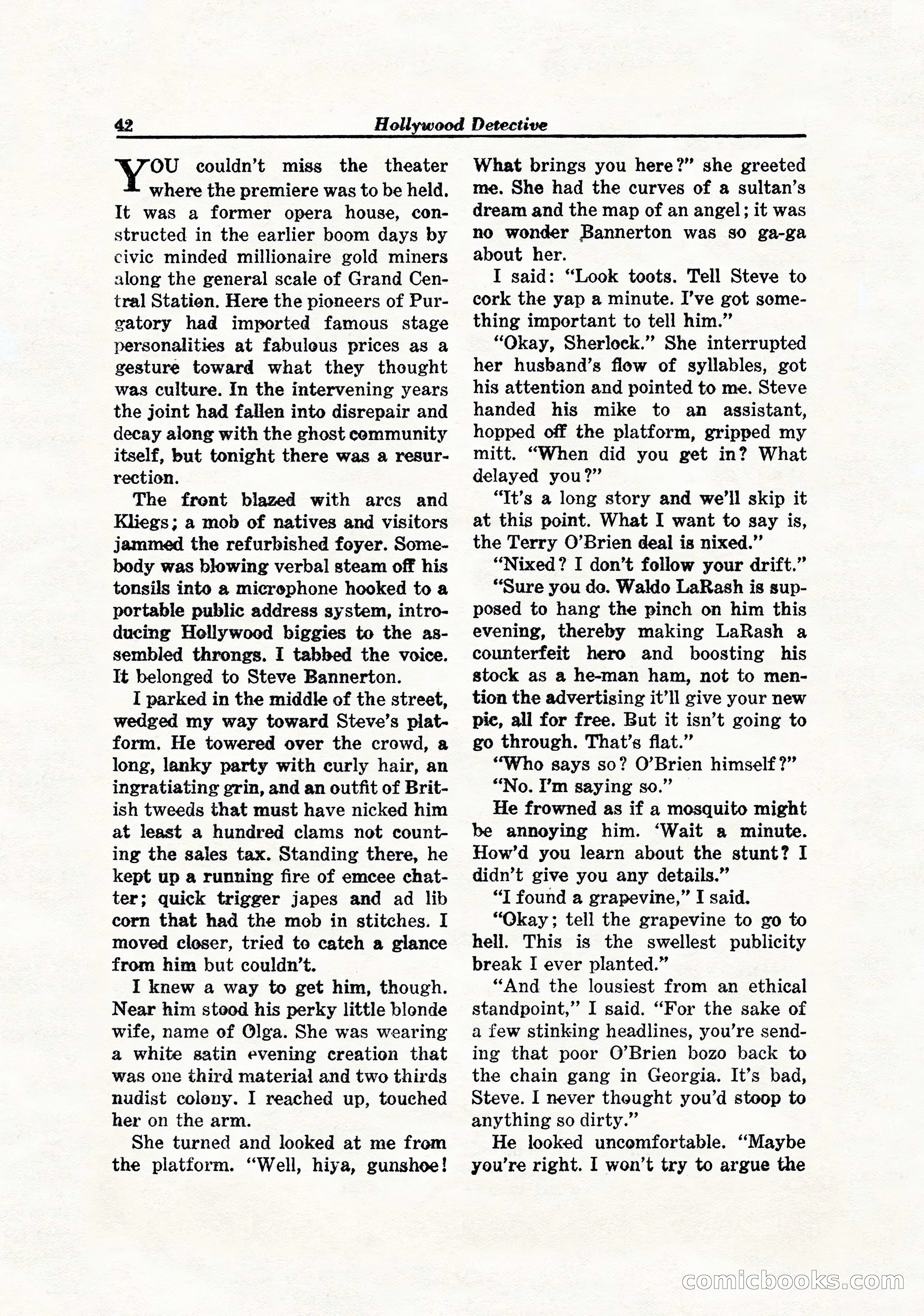 Hollywood Detective, April 1944 — page 44 of 116