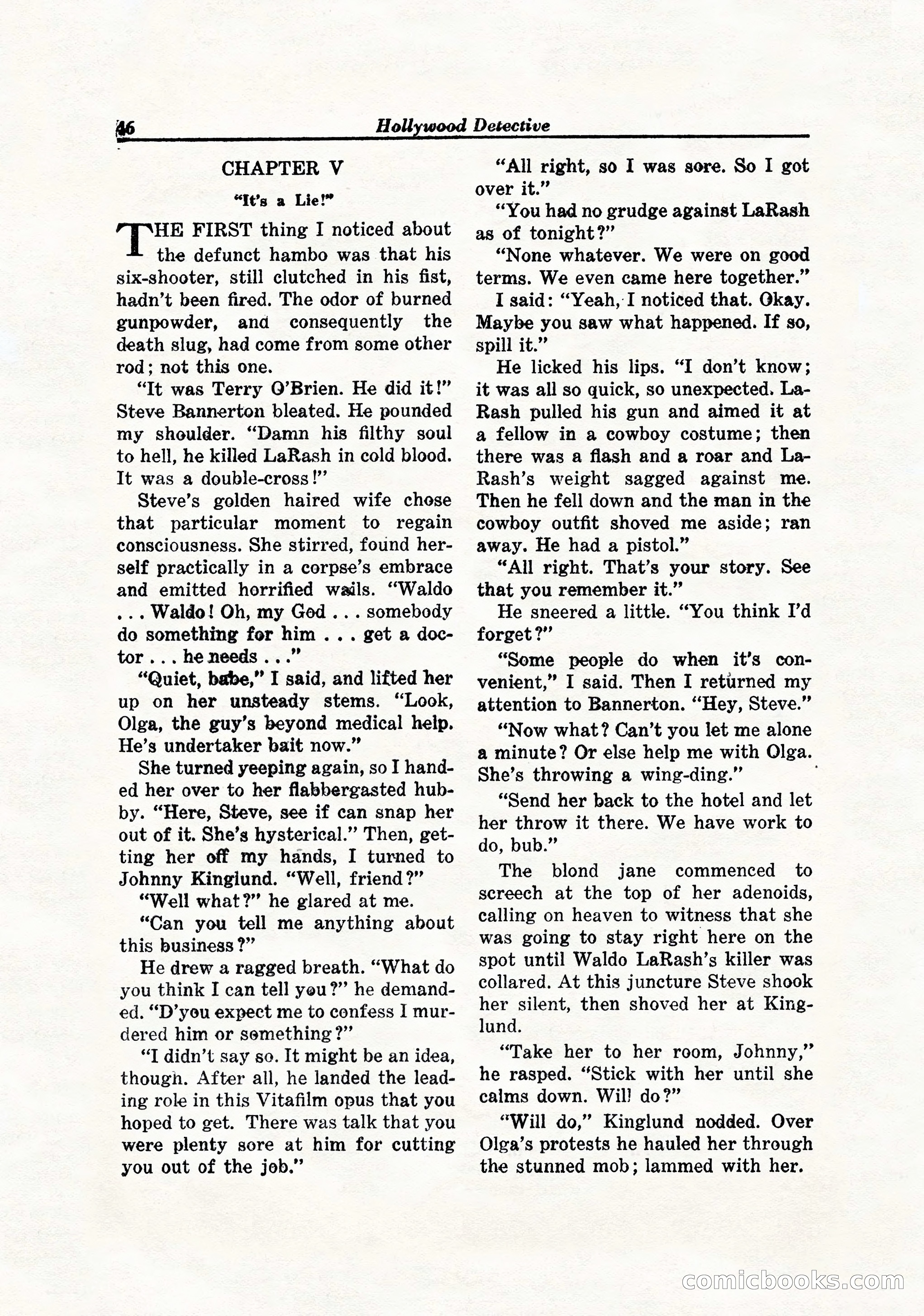 Hollywood Detective, April 1944 — page 48 of 116