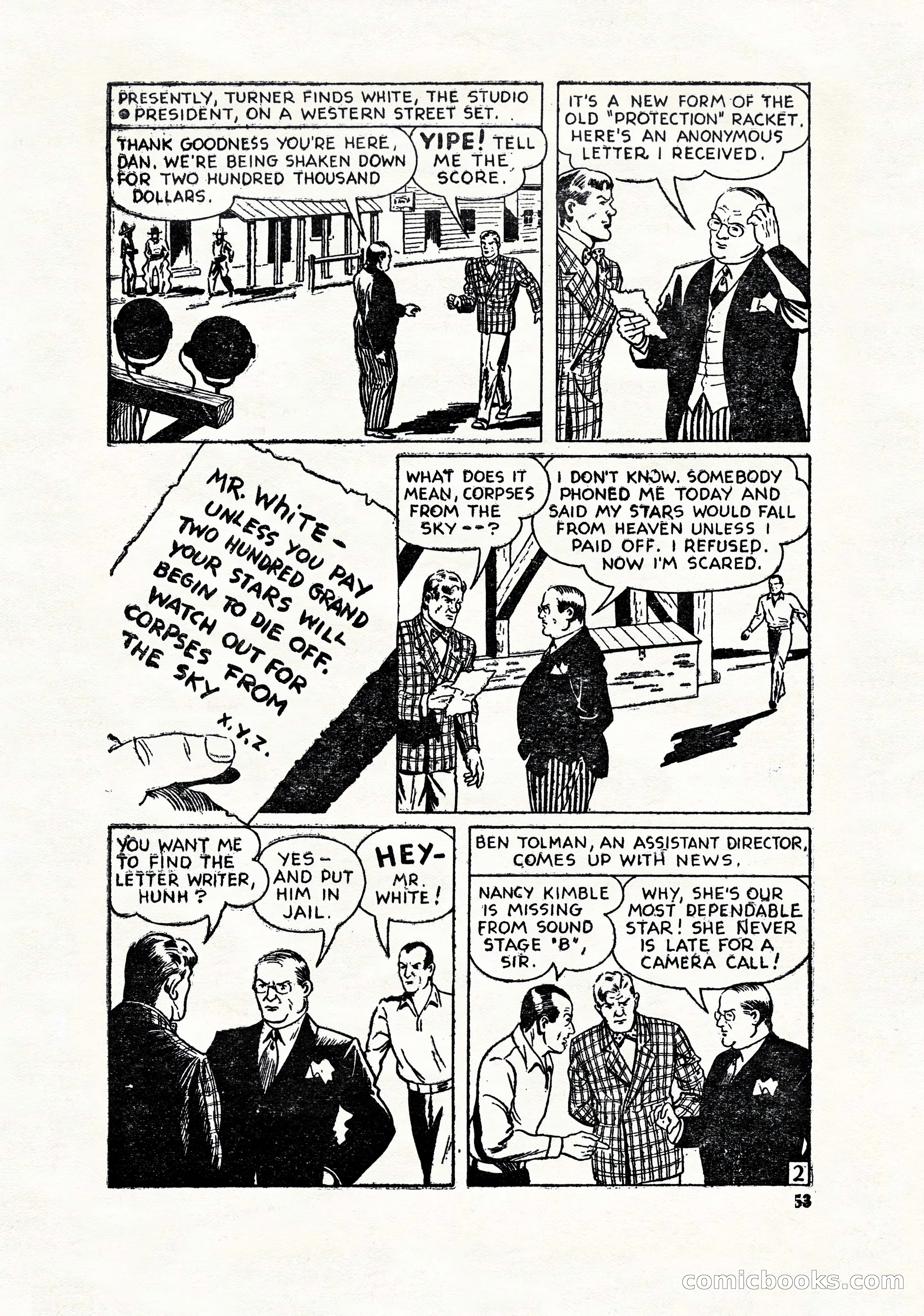 Hollywood Detective, April 1944 — page 55 of 116