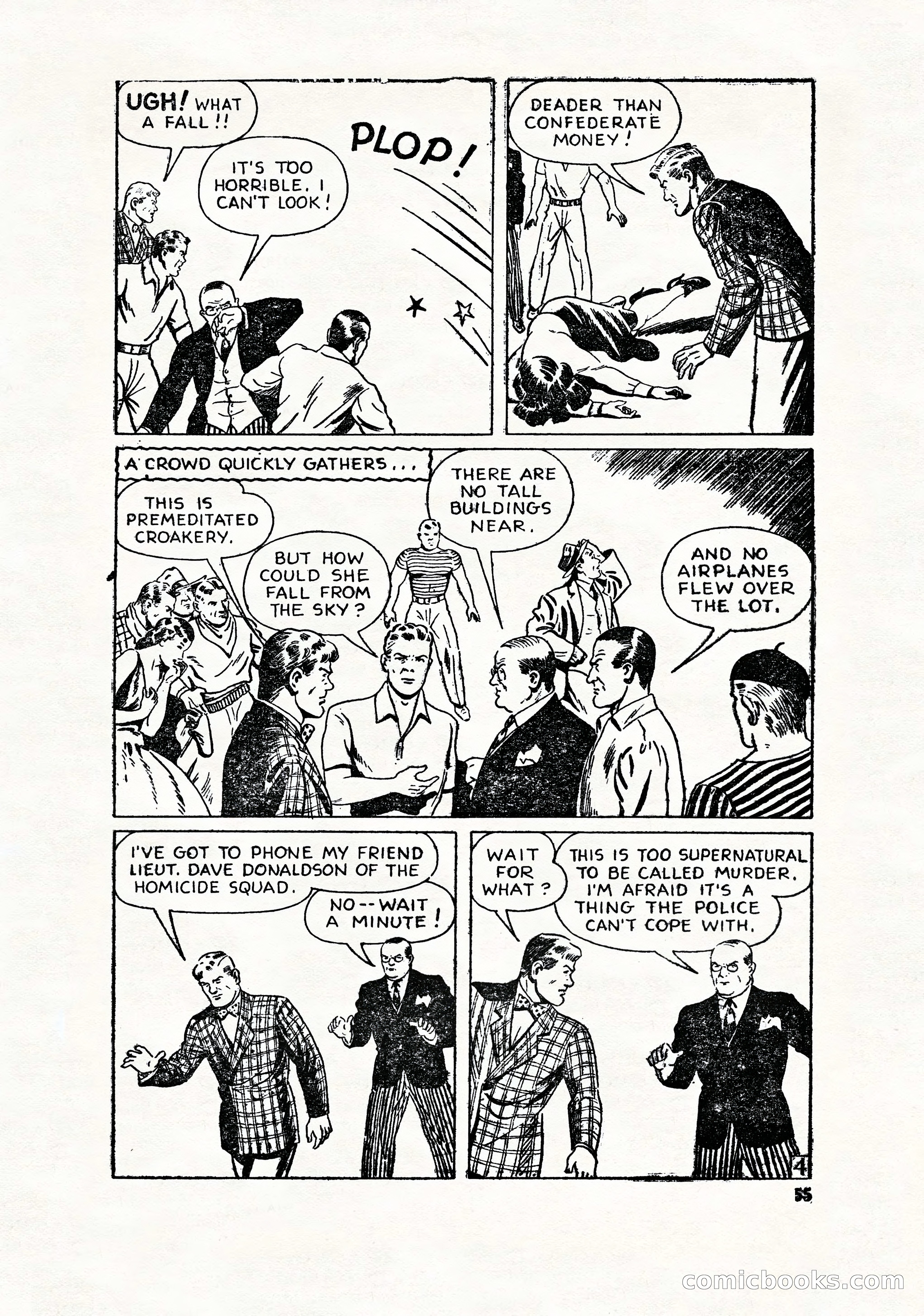 Hollywood Detective, April 1944 — page 57 of 116