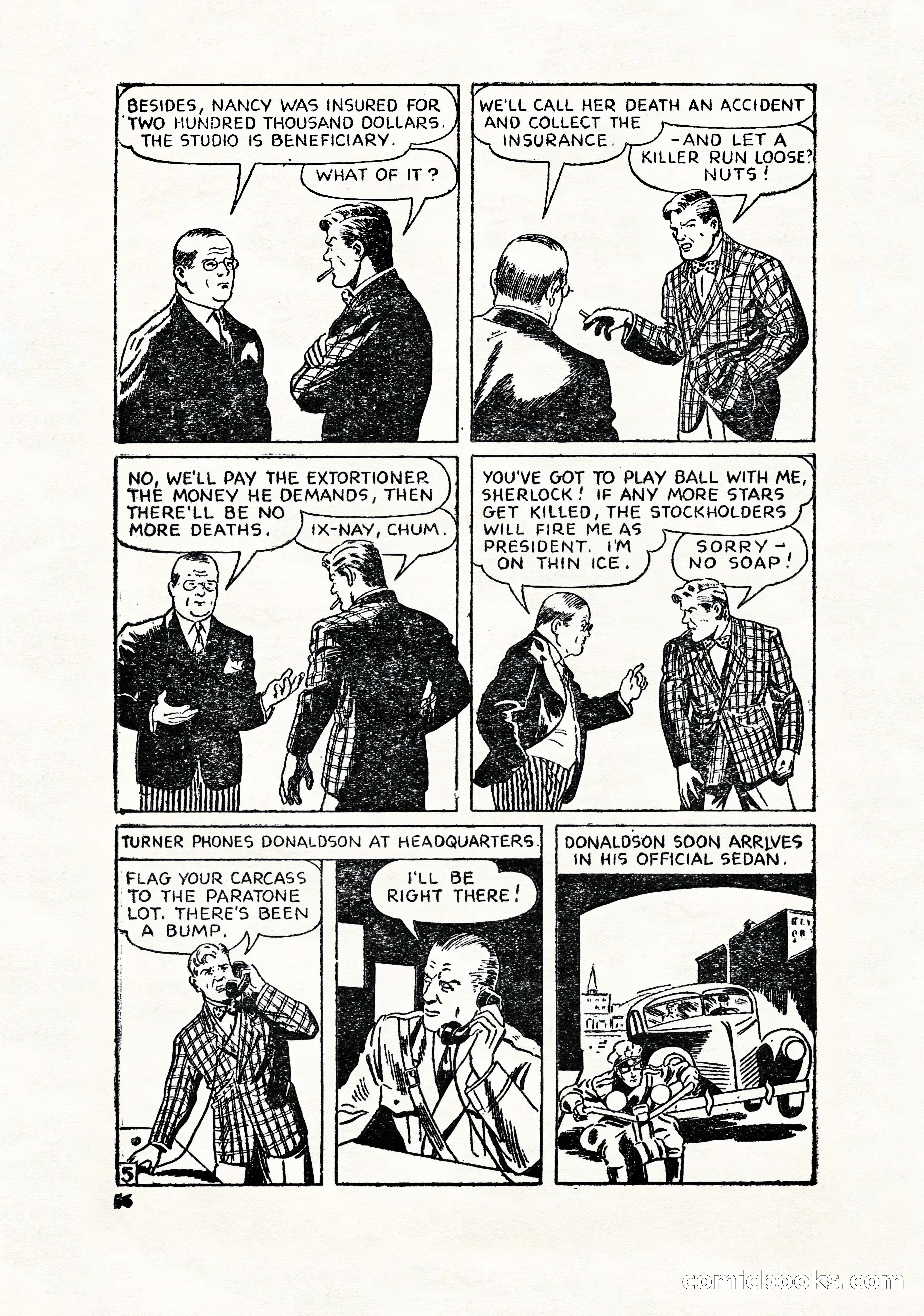 Hollywood Detective, April 1944 — page 58 of 116