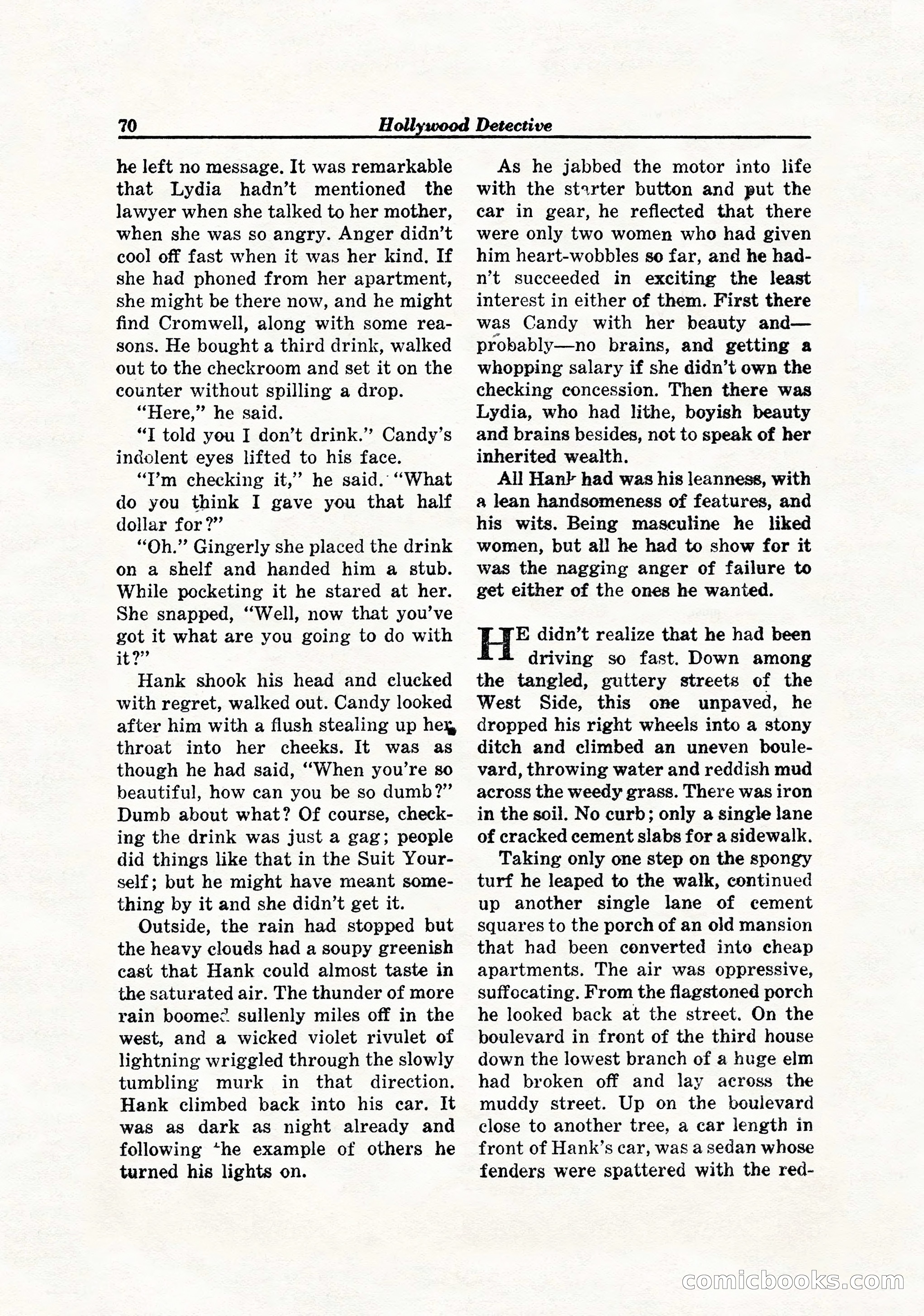 Hollywood Detective, April 1944 — page 72 of 116
