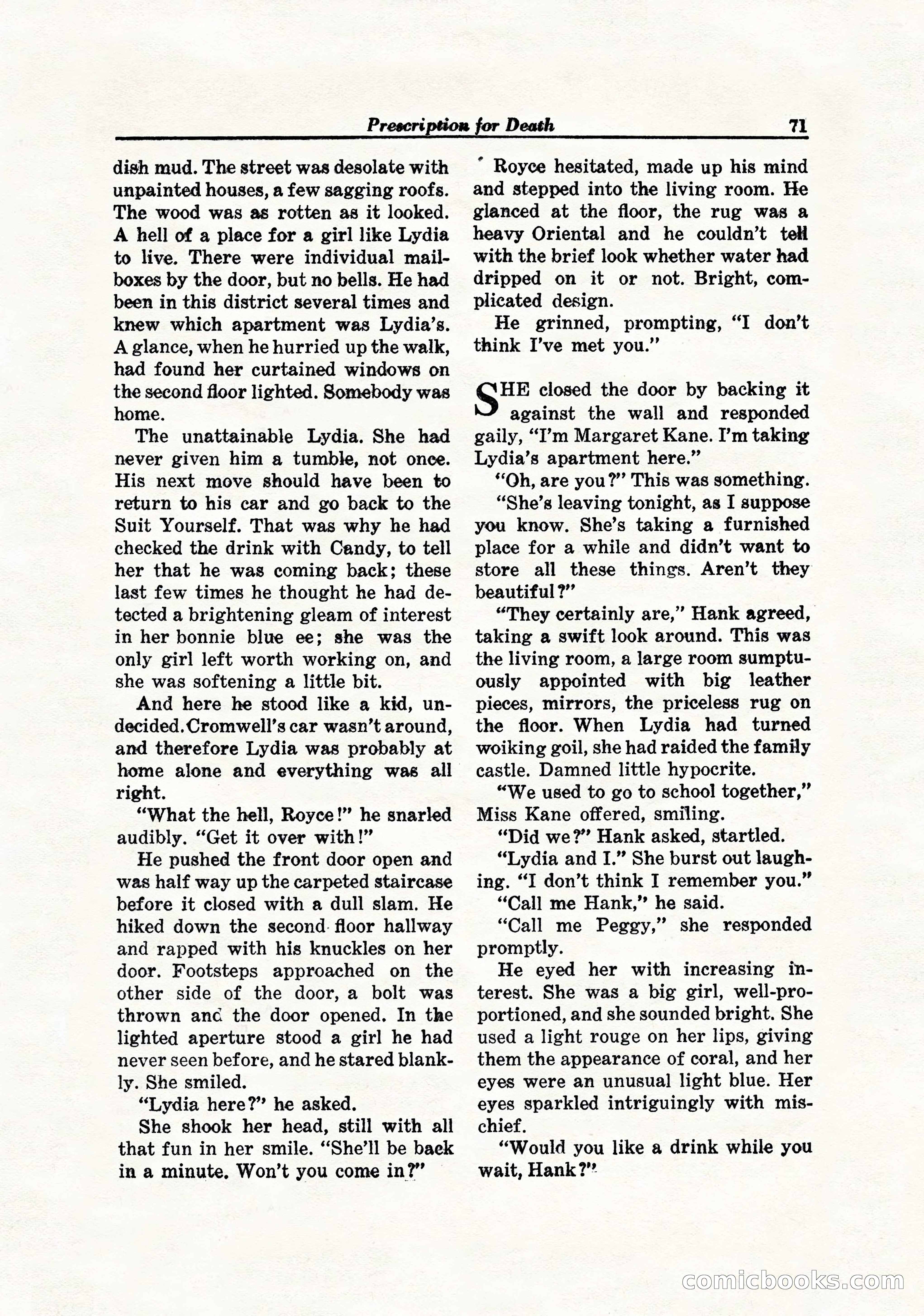 Hollywood Detective, April 1944 — page 73 of 116