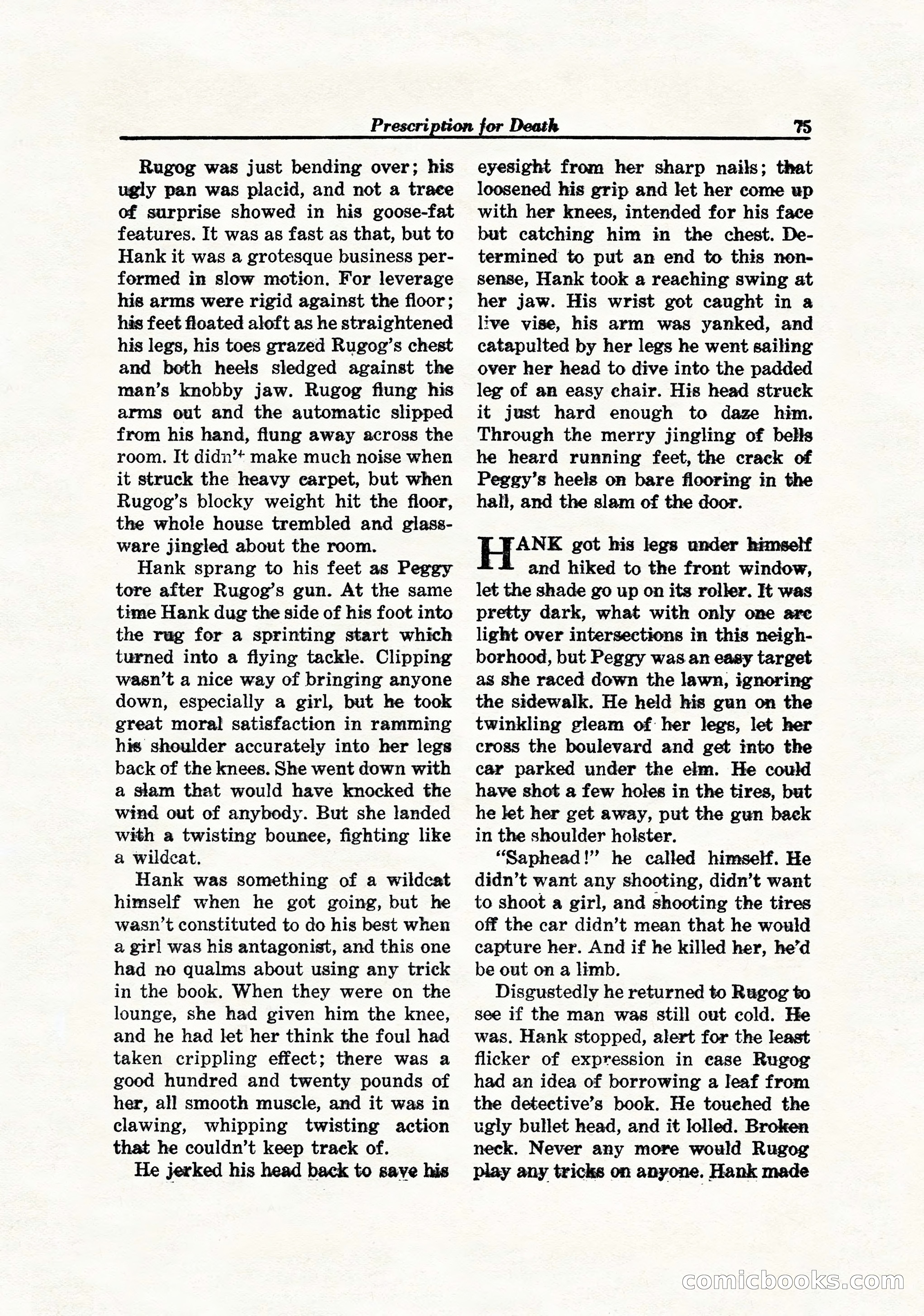 Hollywood Detective, April 1944 — page 77 of 116