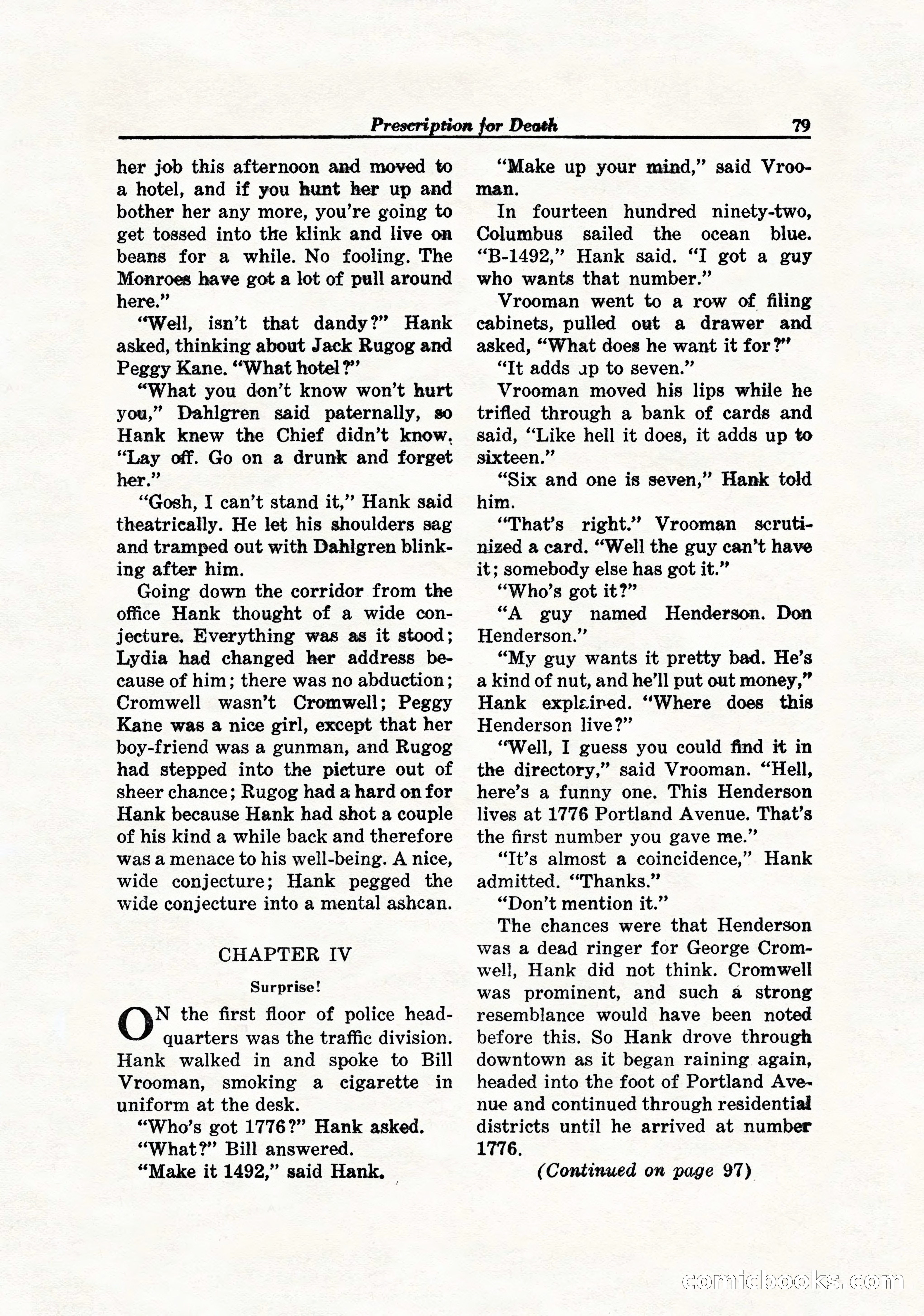 Hollywood Detective, April 1944 — page 81 of 116