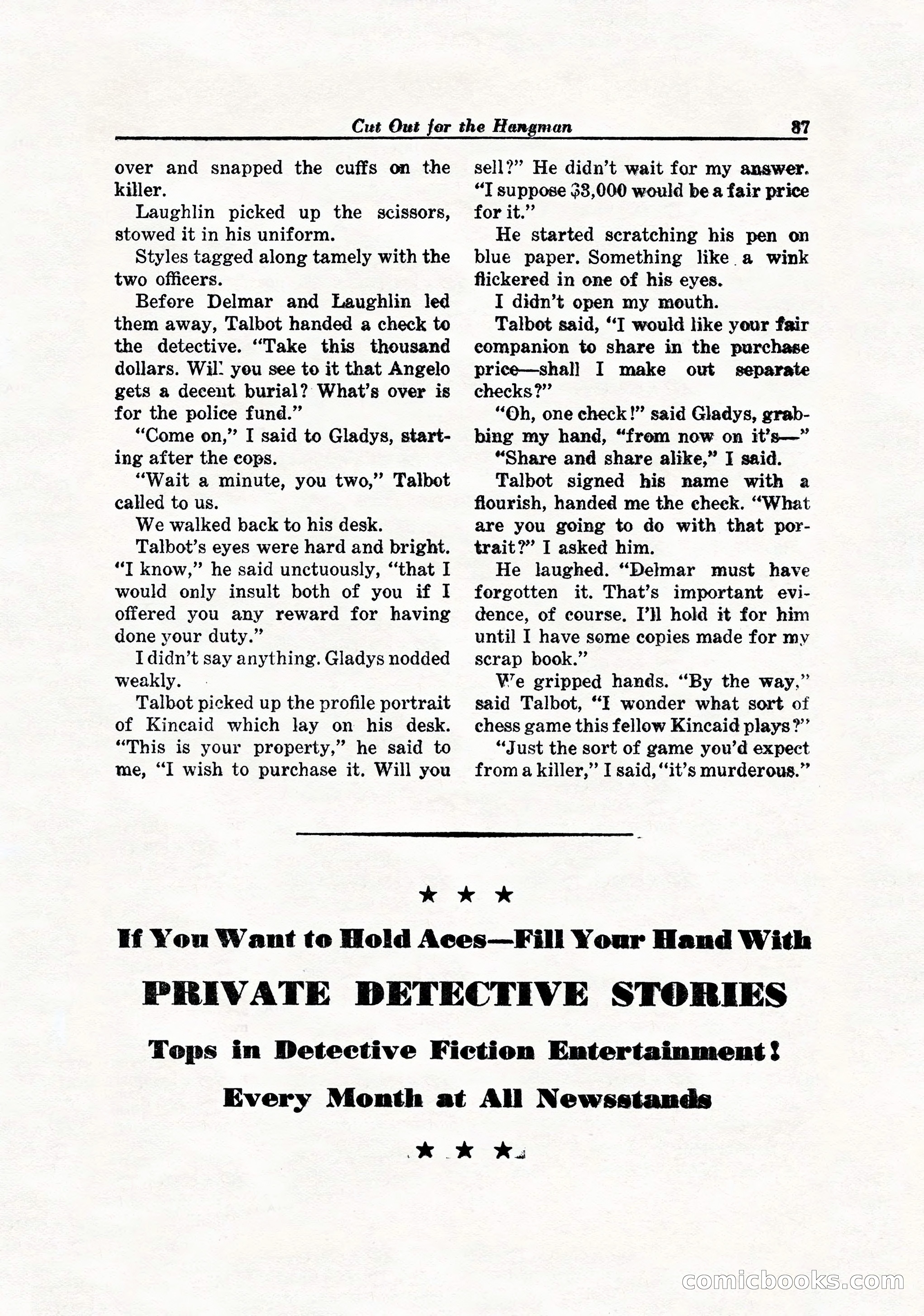 Hollywood Detective, April 1944 — page 89 of 116