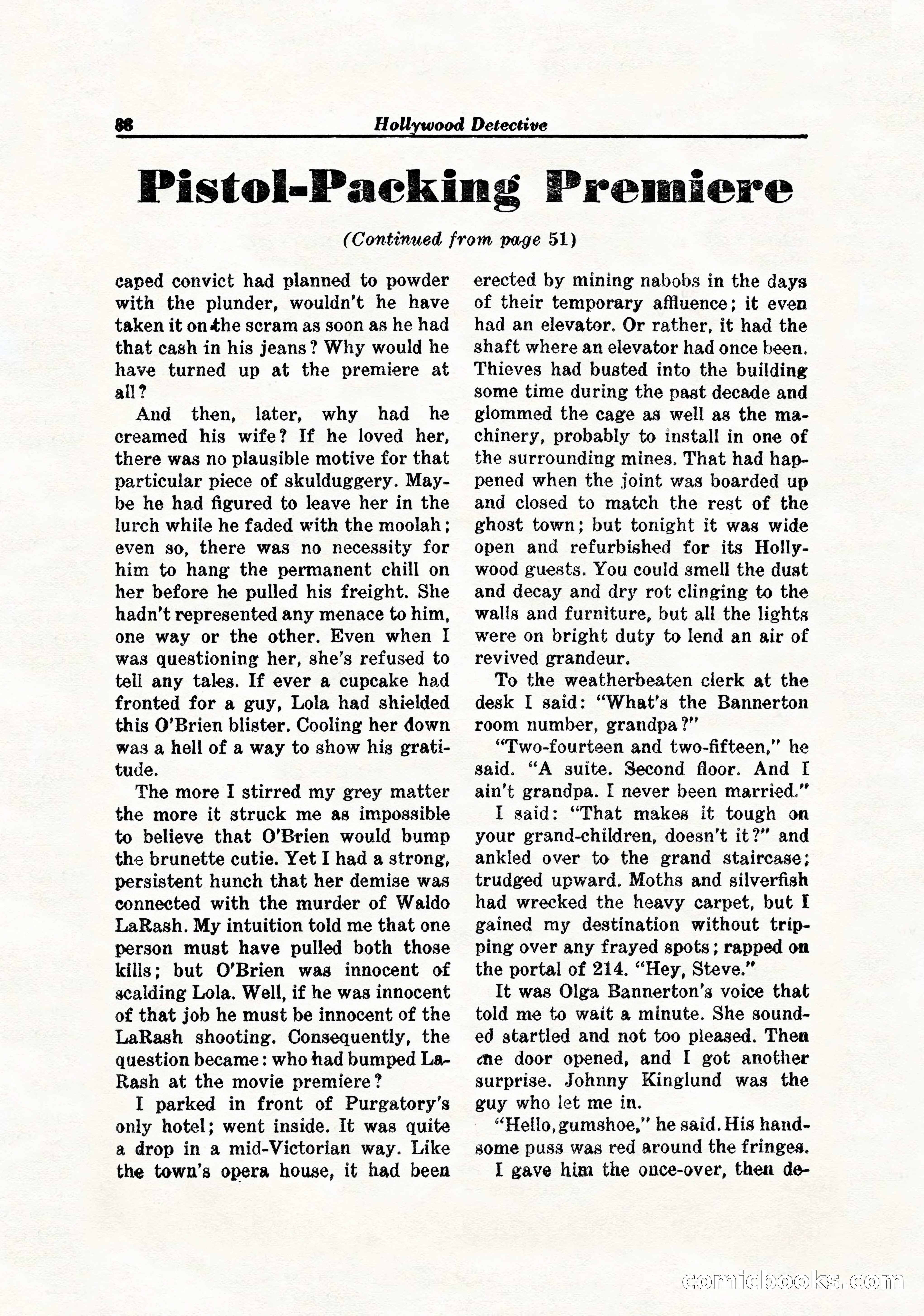 Hollywood Detective, April 1944 — page 90 of 116