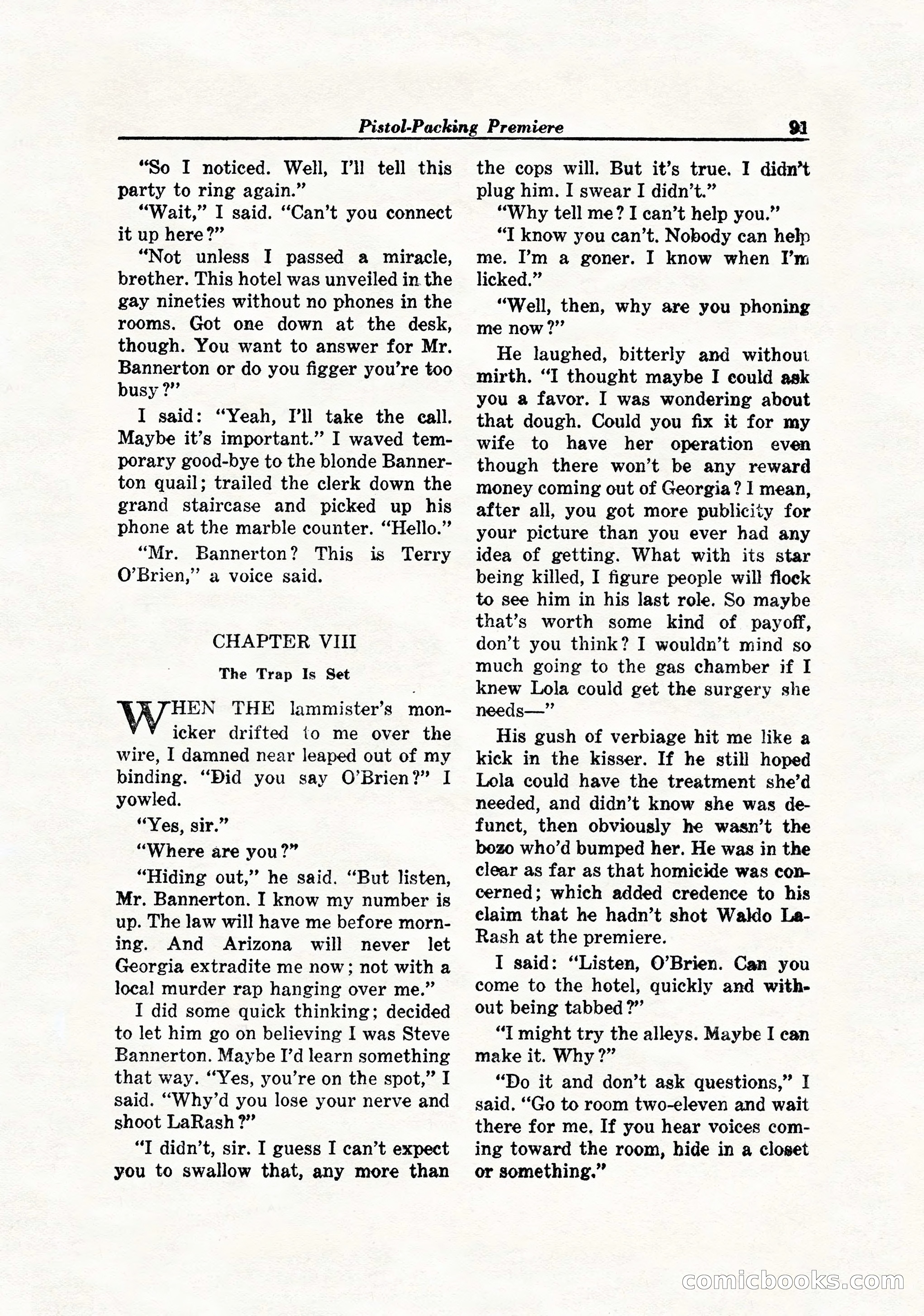 Hollywood Detective, April 1944 — page 93 of 116