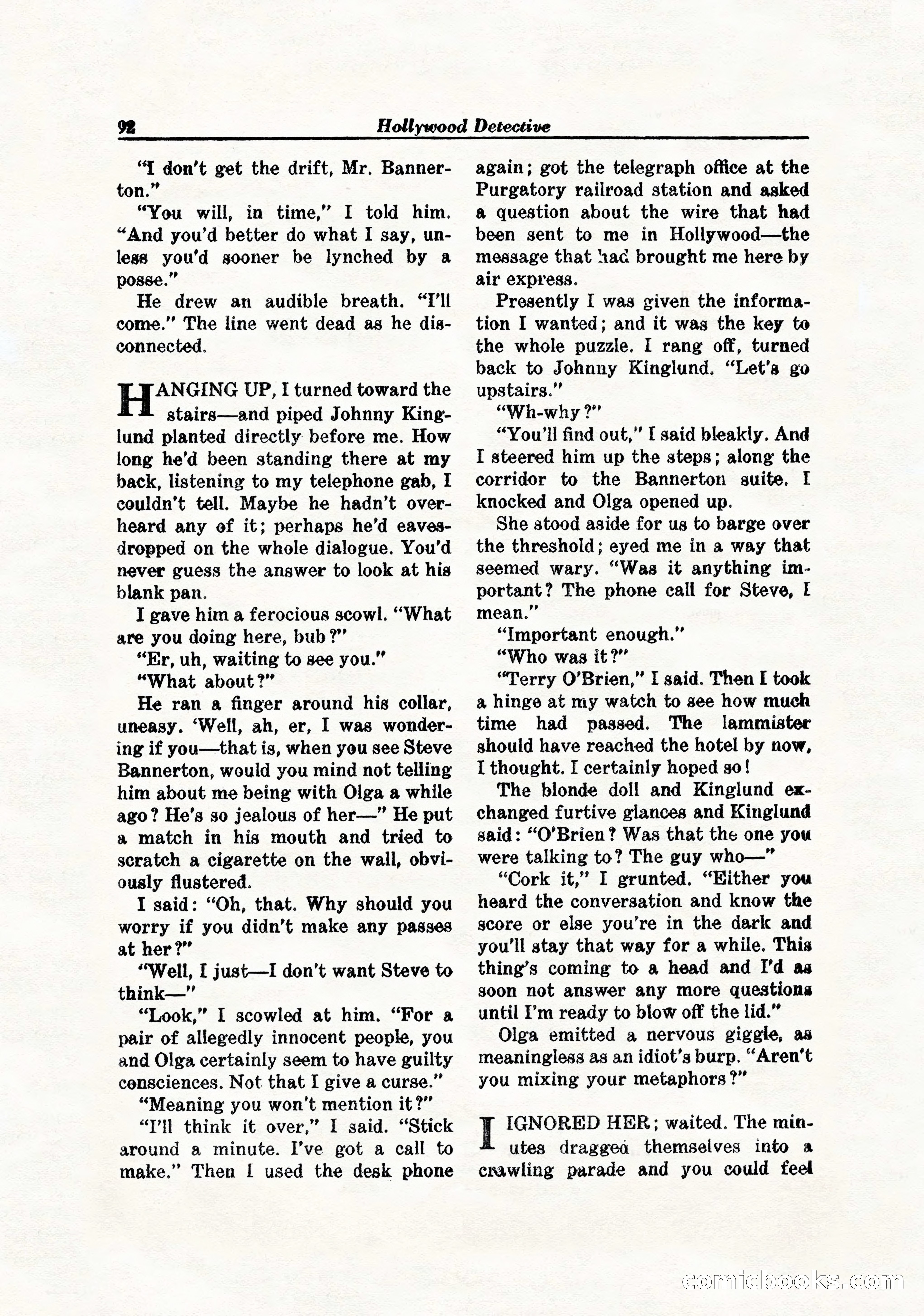 Hollywood Detective, April 1944 — page 94 of 116