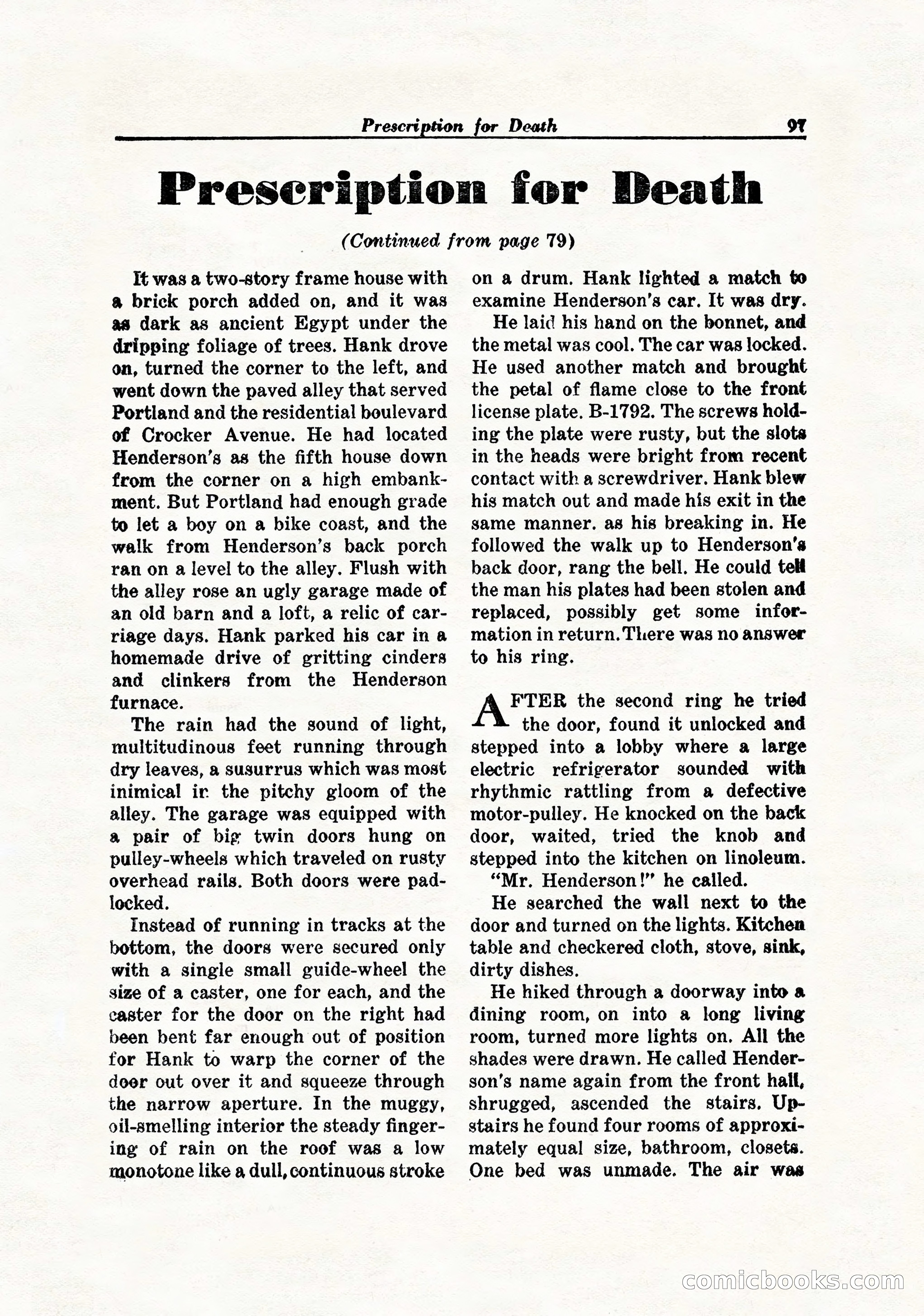 Hollywood Detective, April 1944 — page 99 of 116