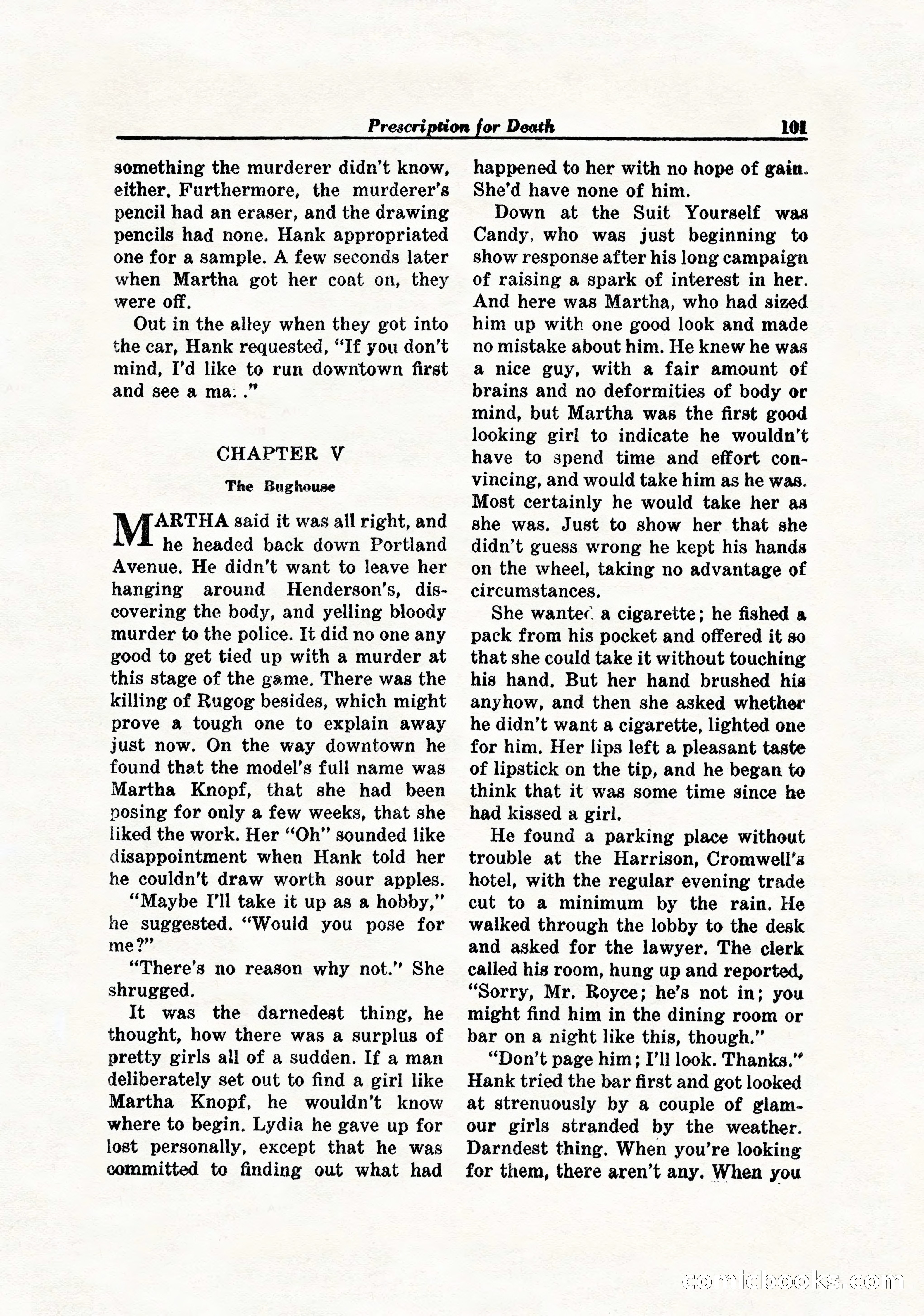 Hollywood Detective, April 1944 — page 103 of 116
