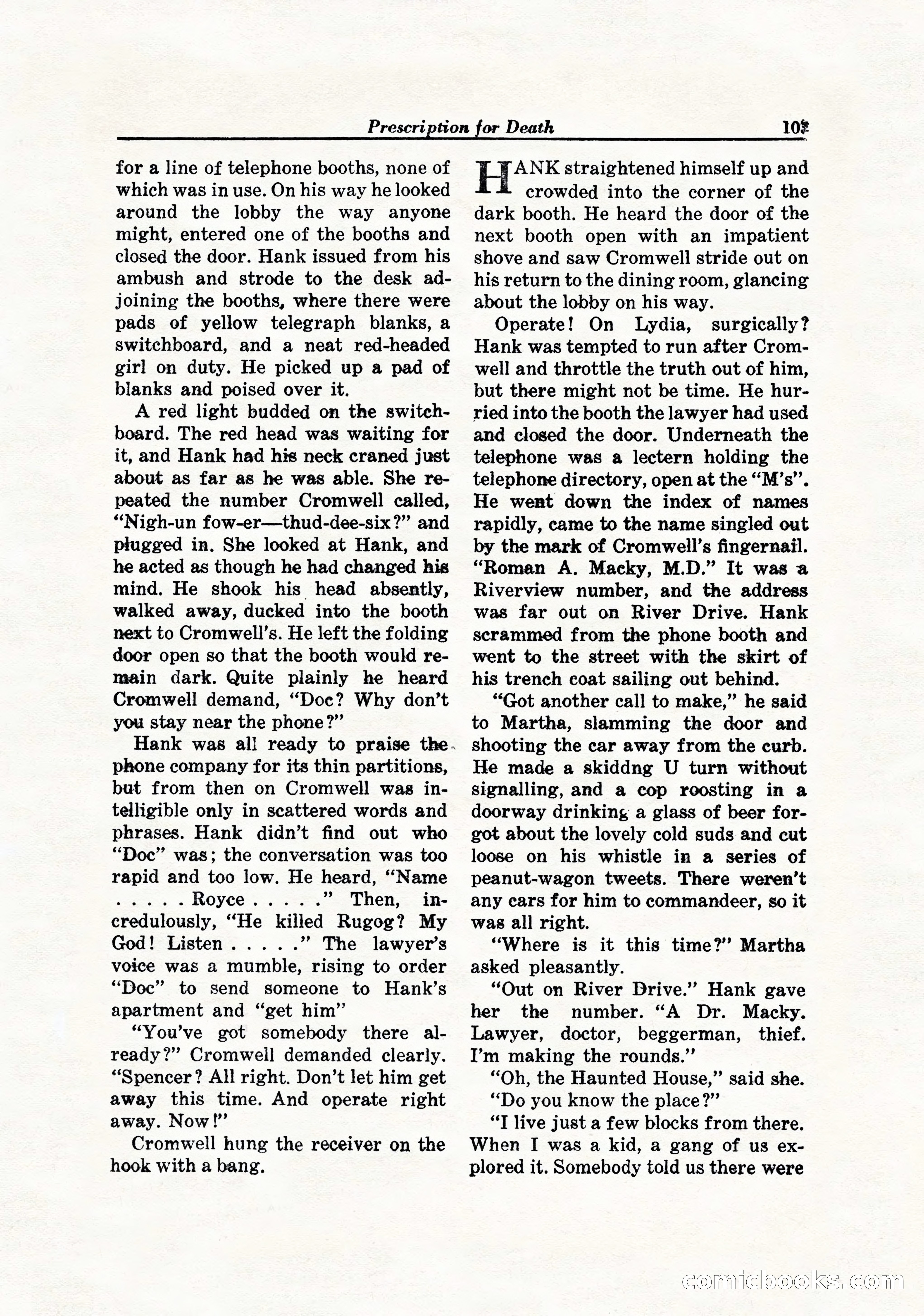 Hollywood Detective, April 1944 — page 105 of 116