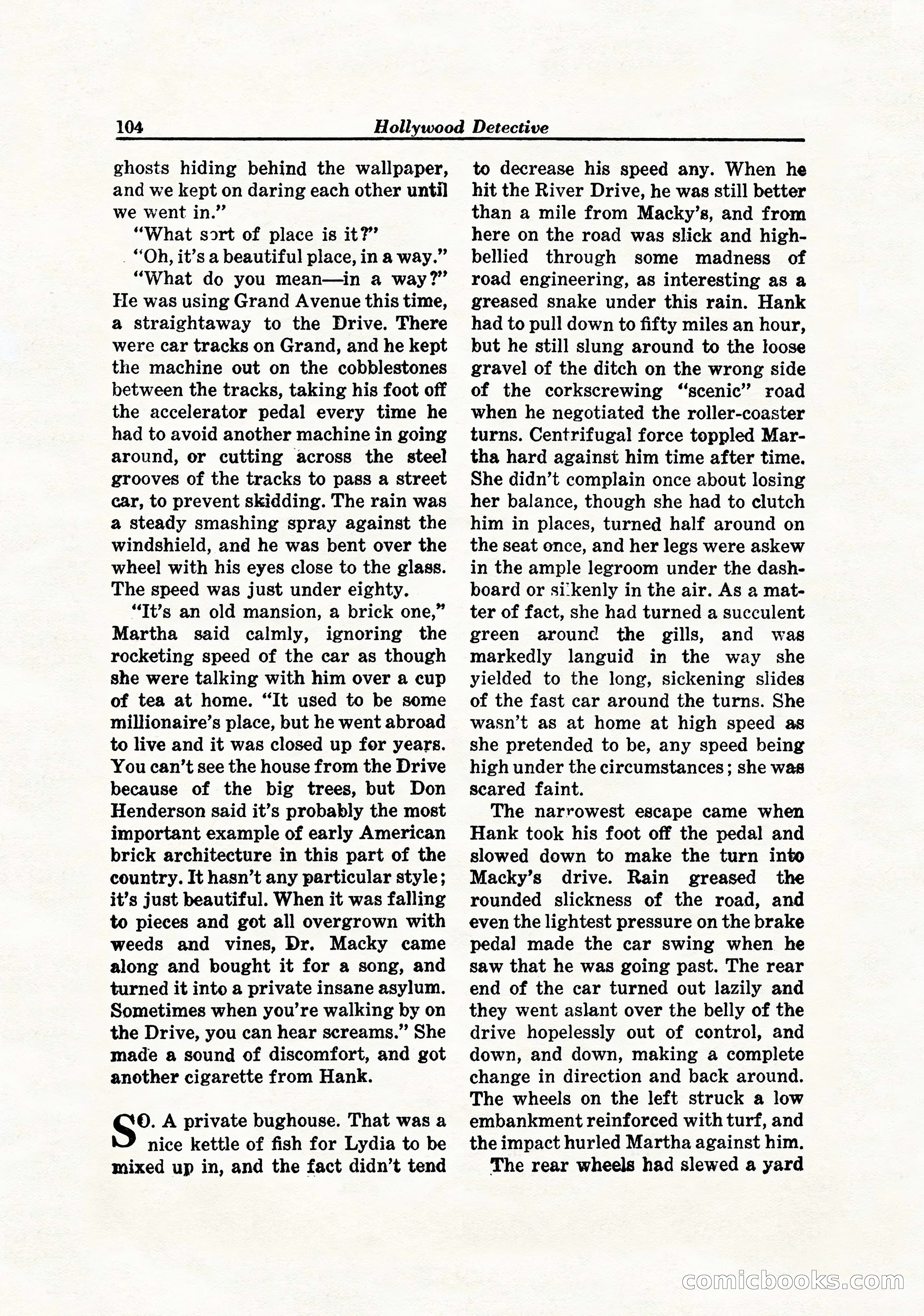 Hollywood Detective, April 1944 — page 106 of 116
