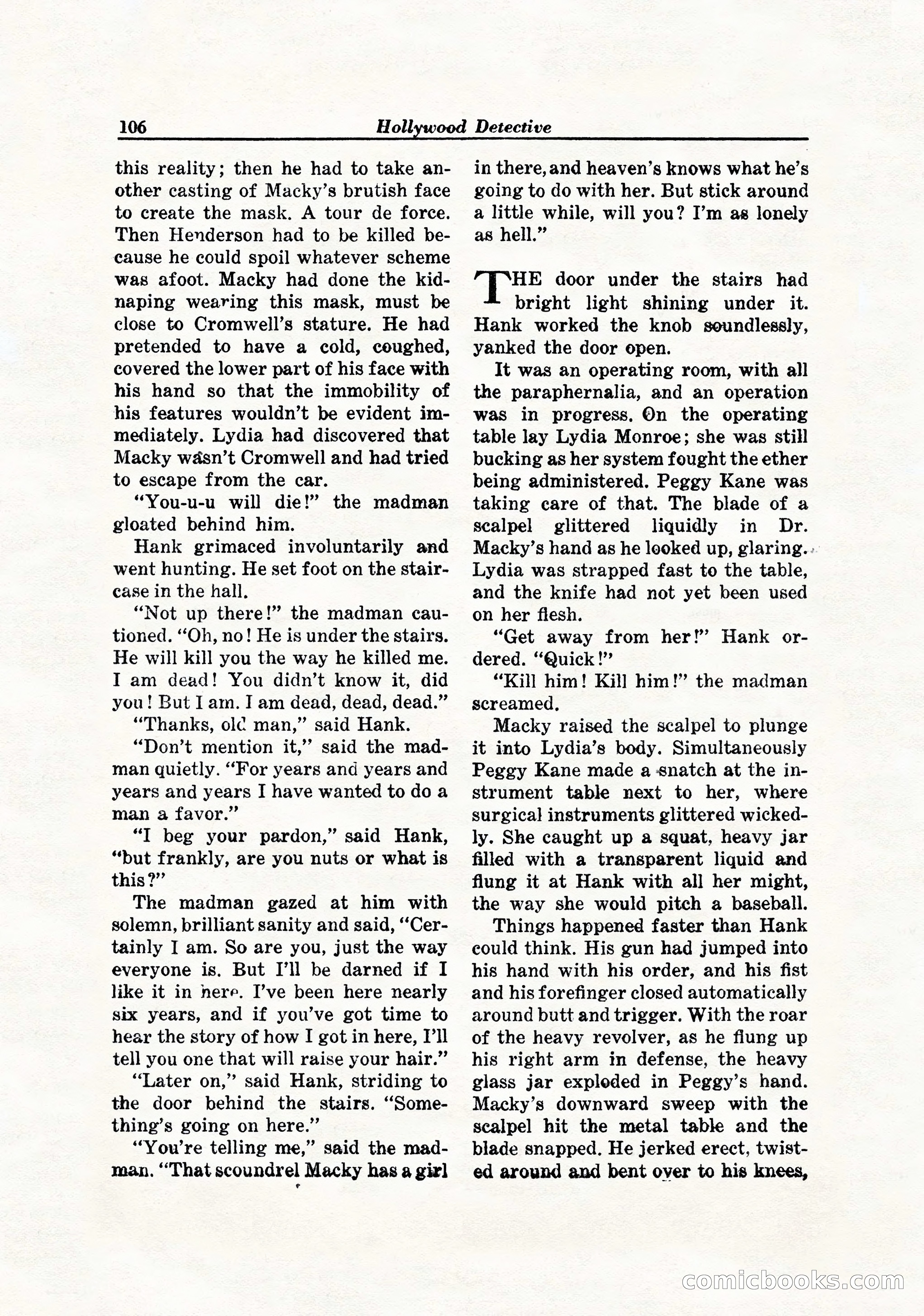 Hollywood Detective, April 1944 — page 108 of 116