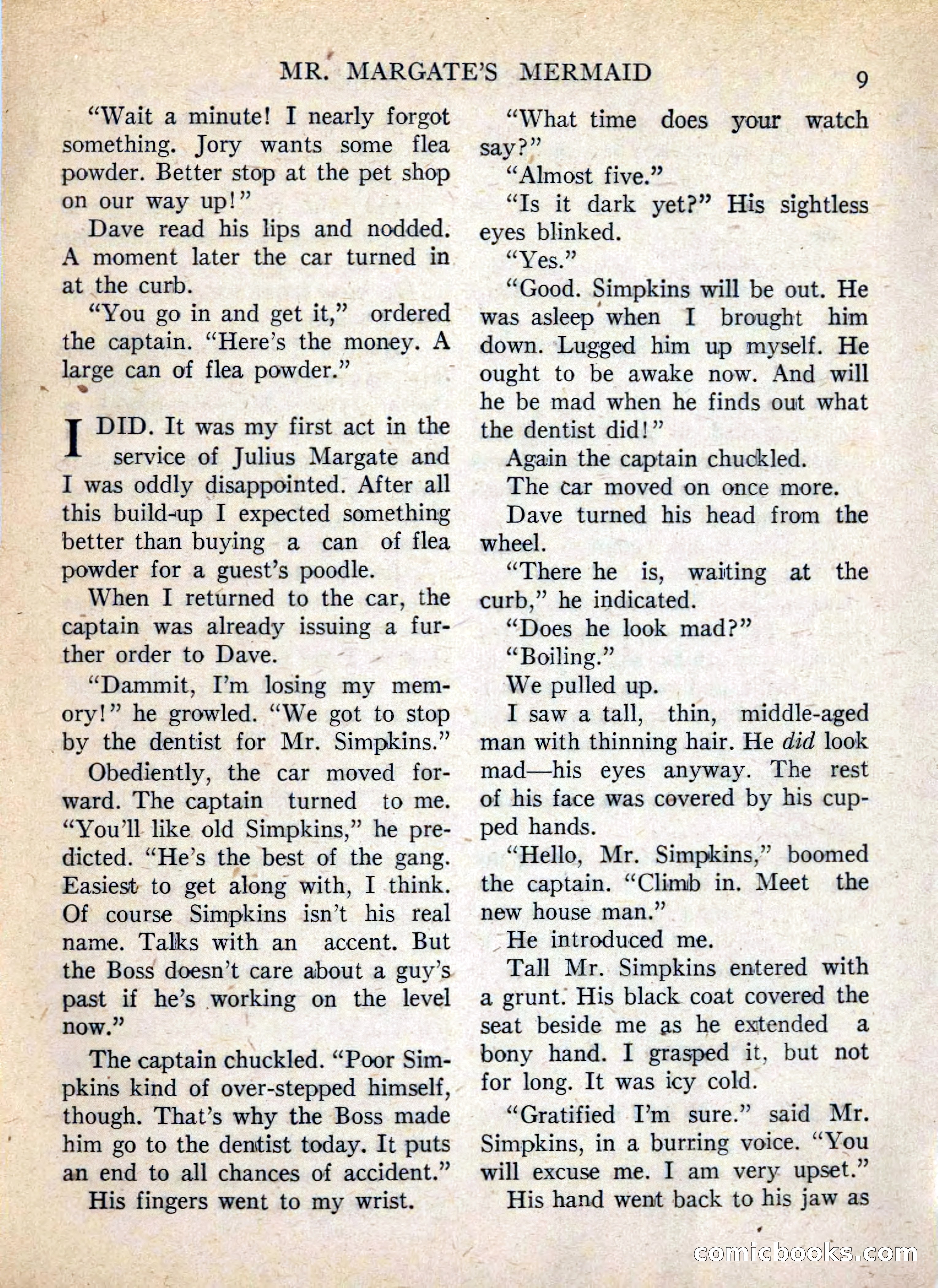 Mr. Margate's Mermaid — page 9 of 132