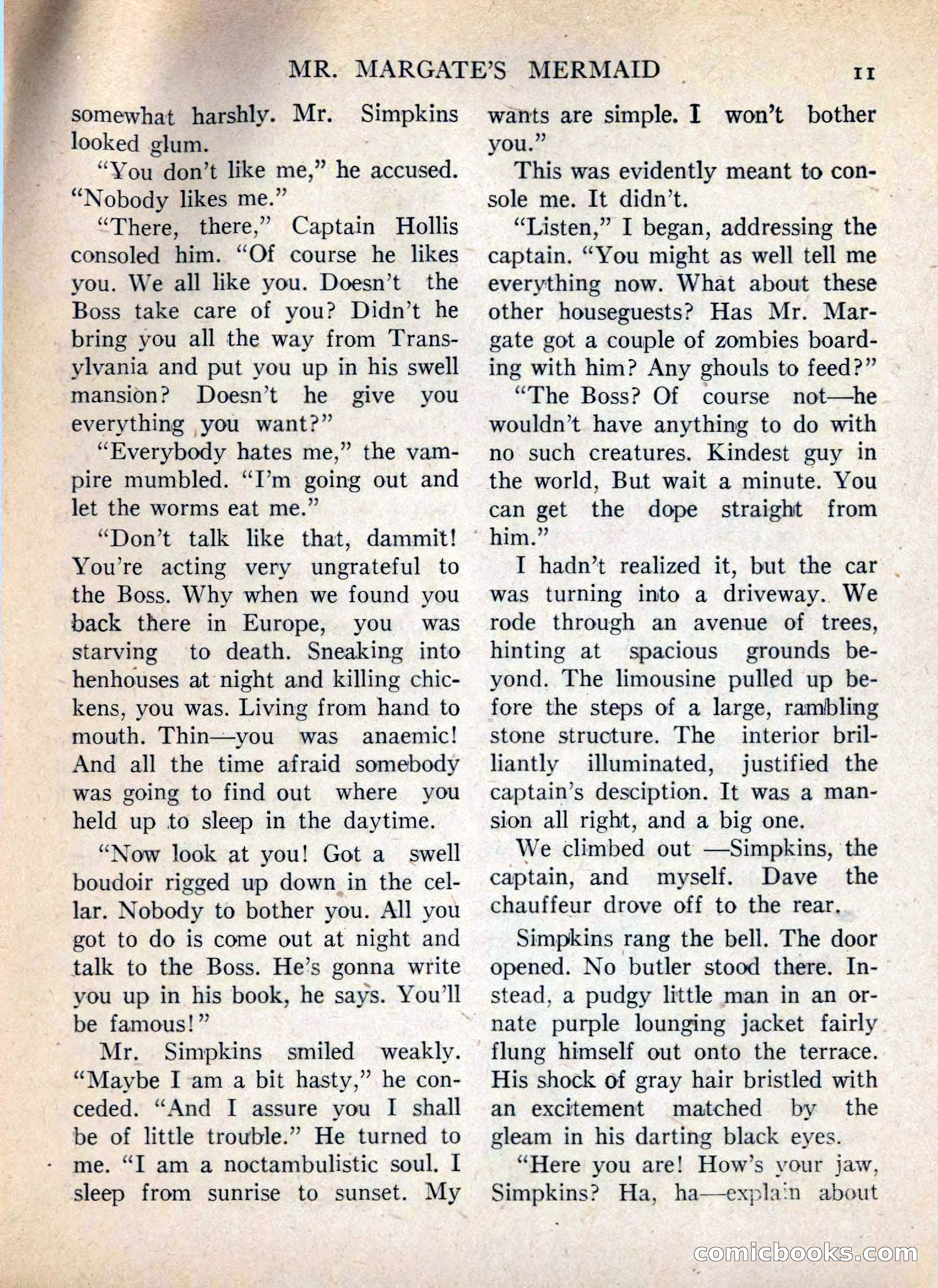 Mr. Margate's Mermaid — page 11 of 132