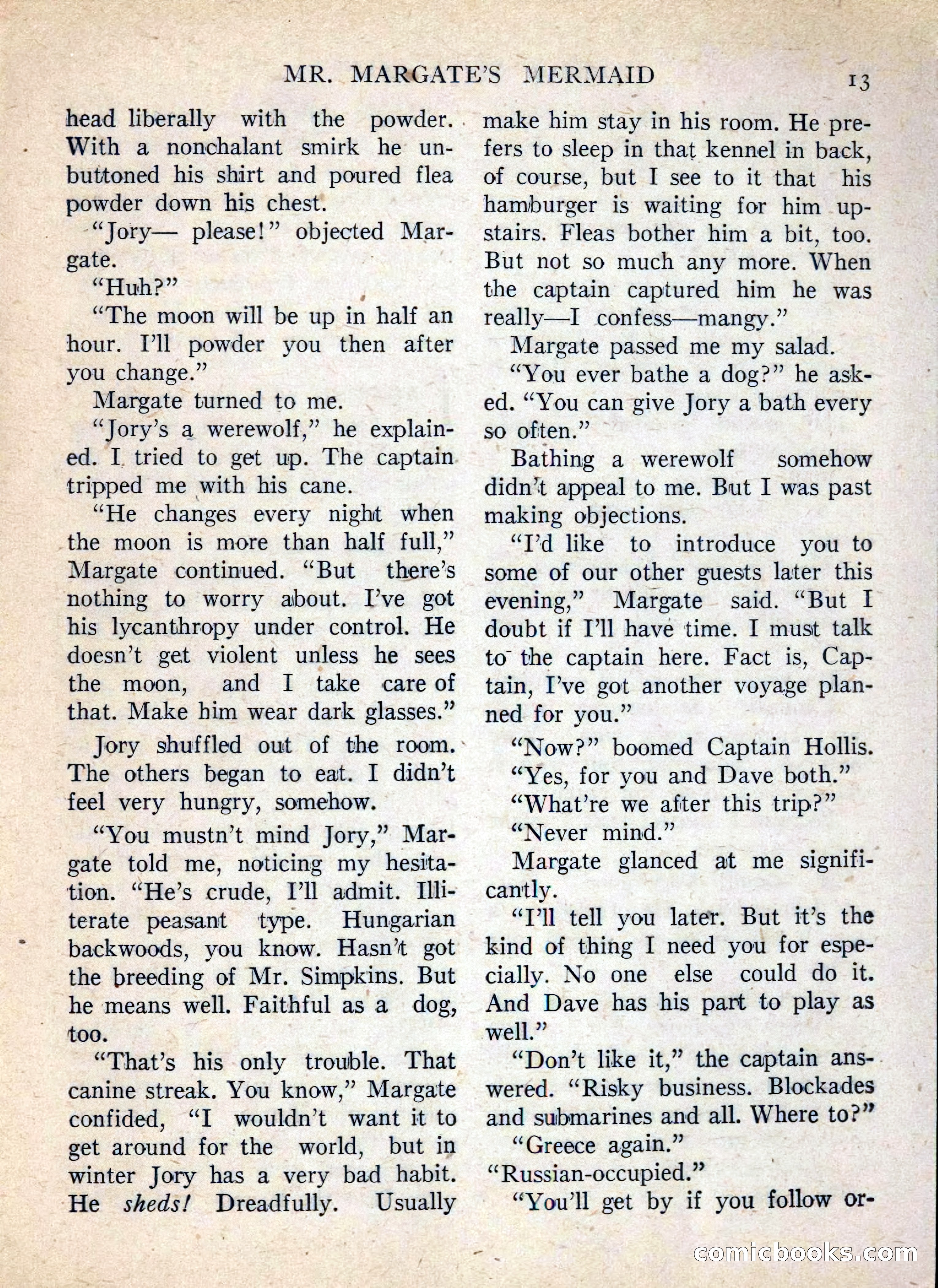 Mr. Margate's Mermaid — page 13 of 132