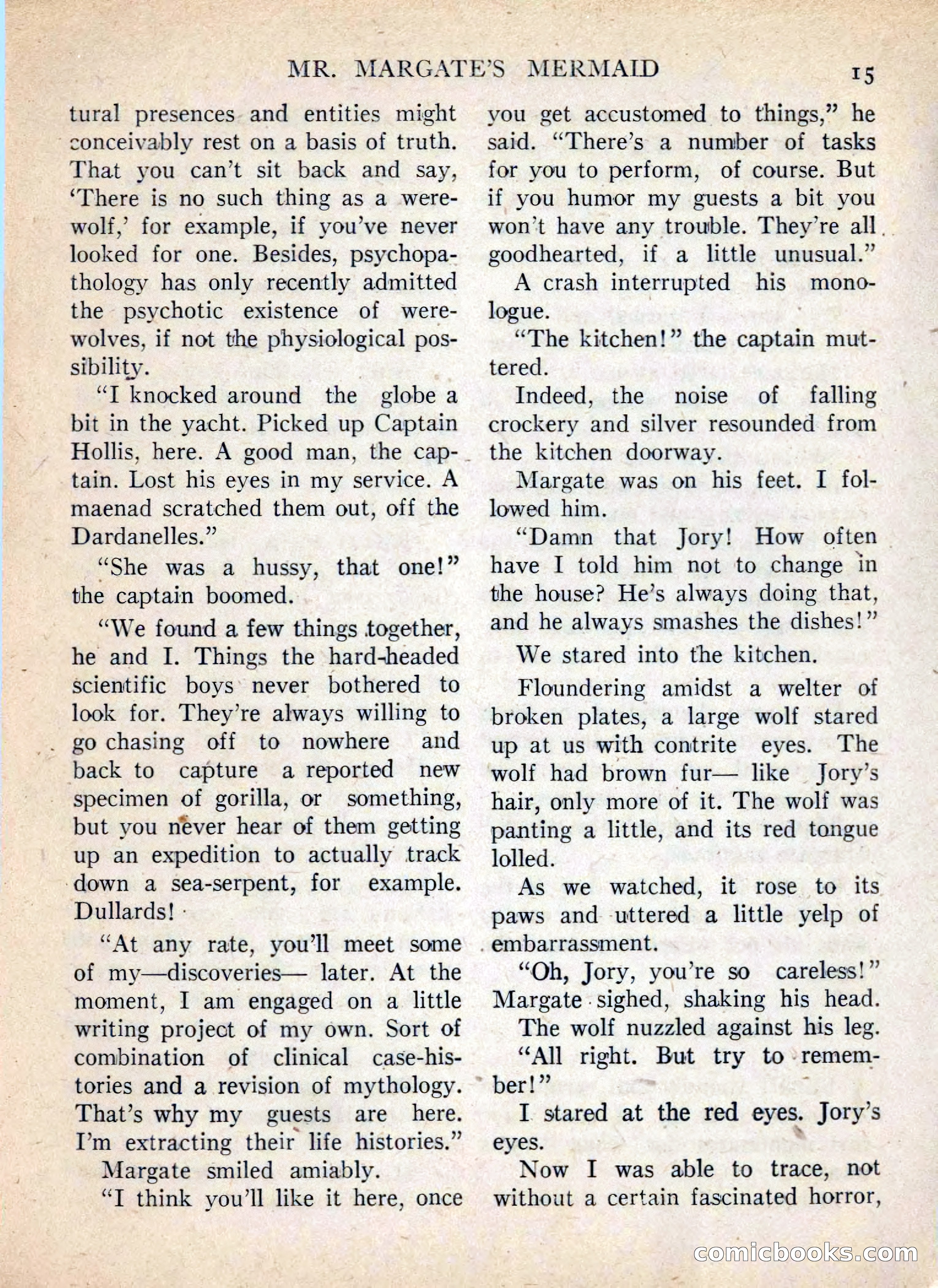 Mr. Margate's Mermaid — page 15 of 132